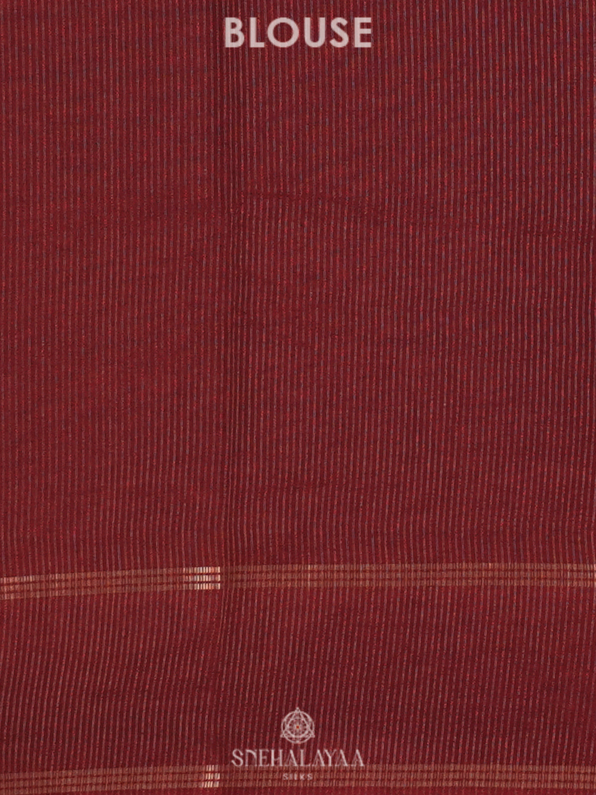 Maroon Tussar Saree