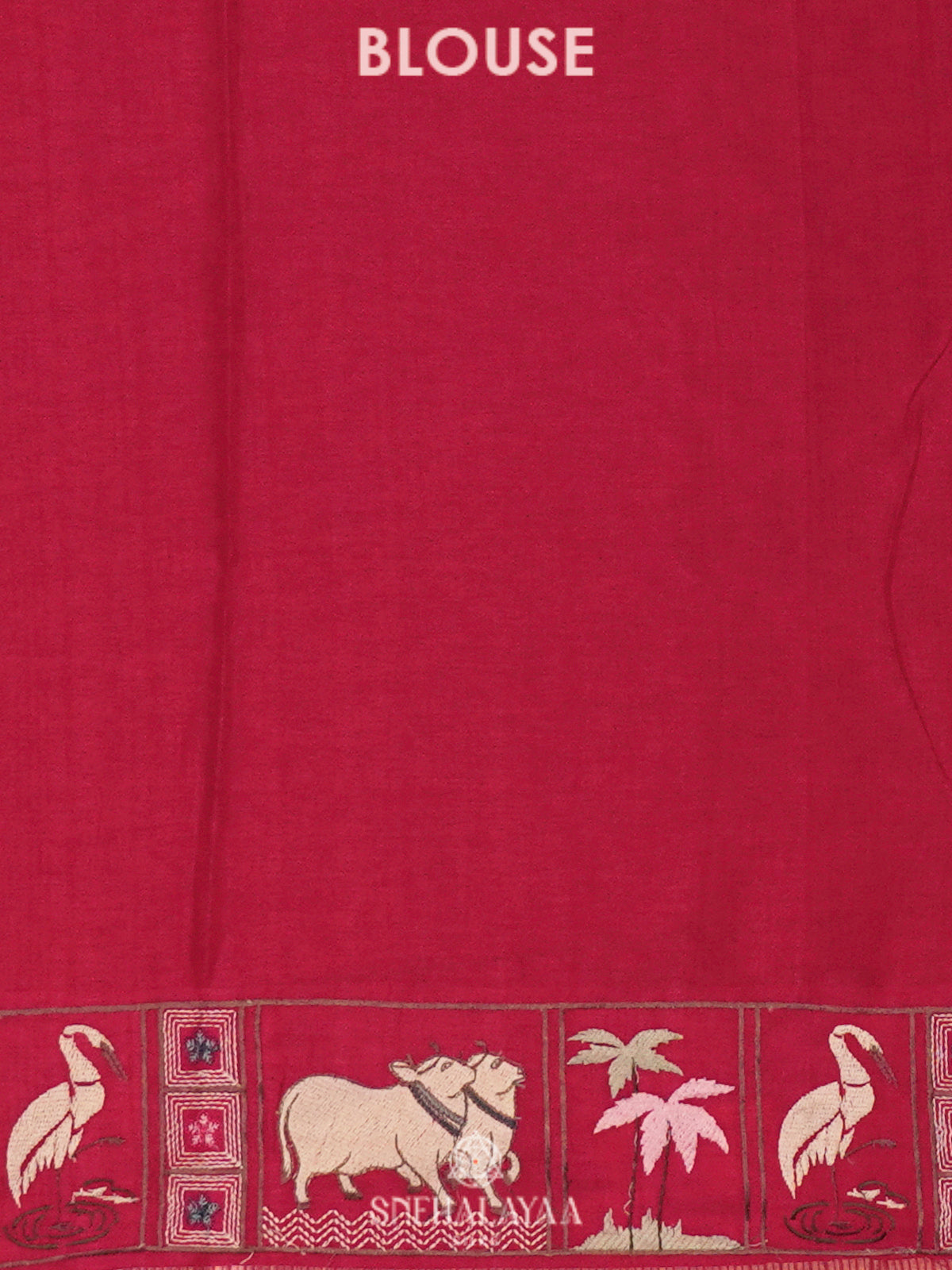 Pink Tussar Saree