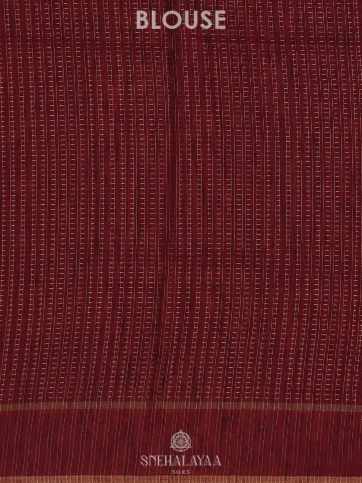 Maroon Tussar Saree