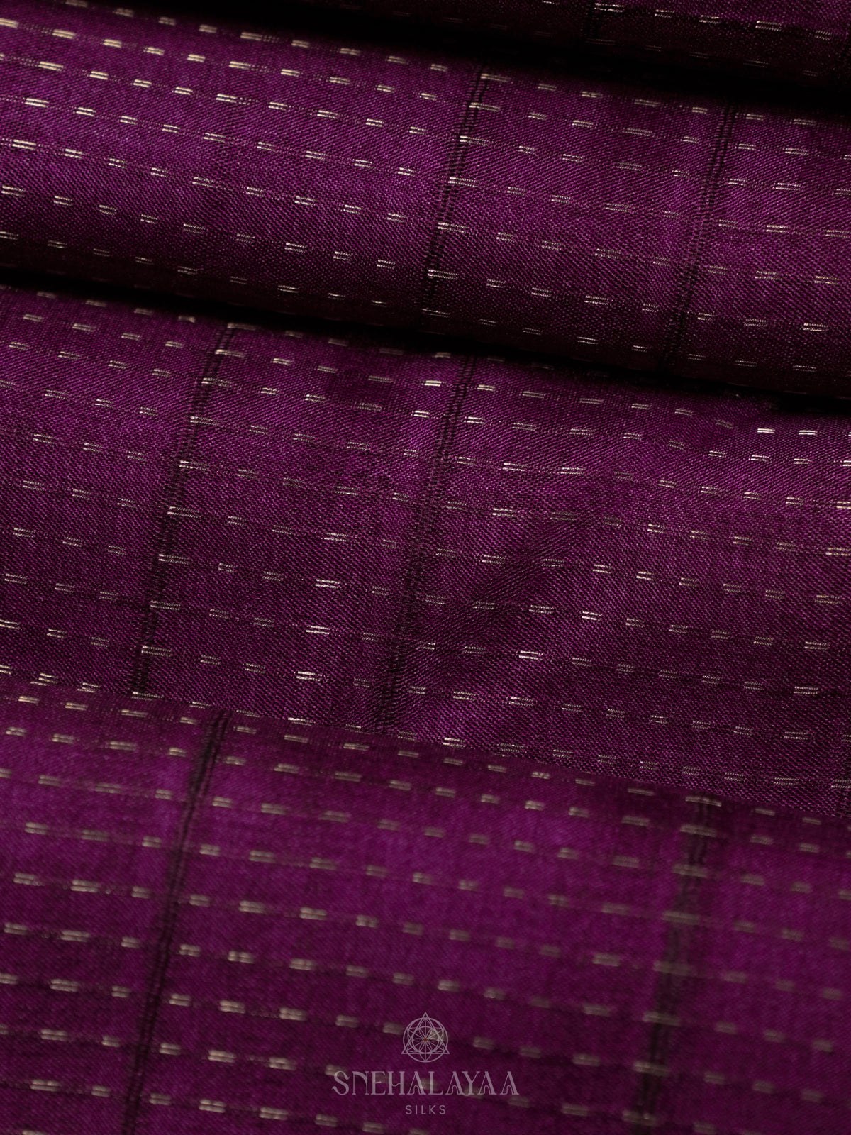 Wine Tussar Saree