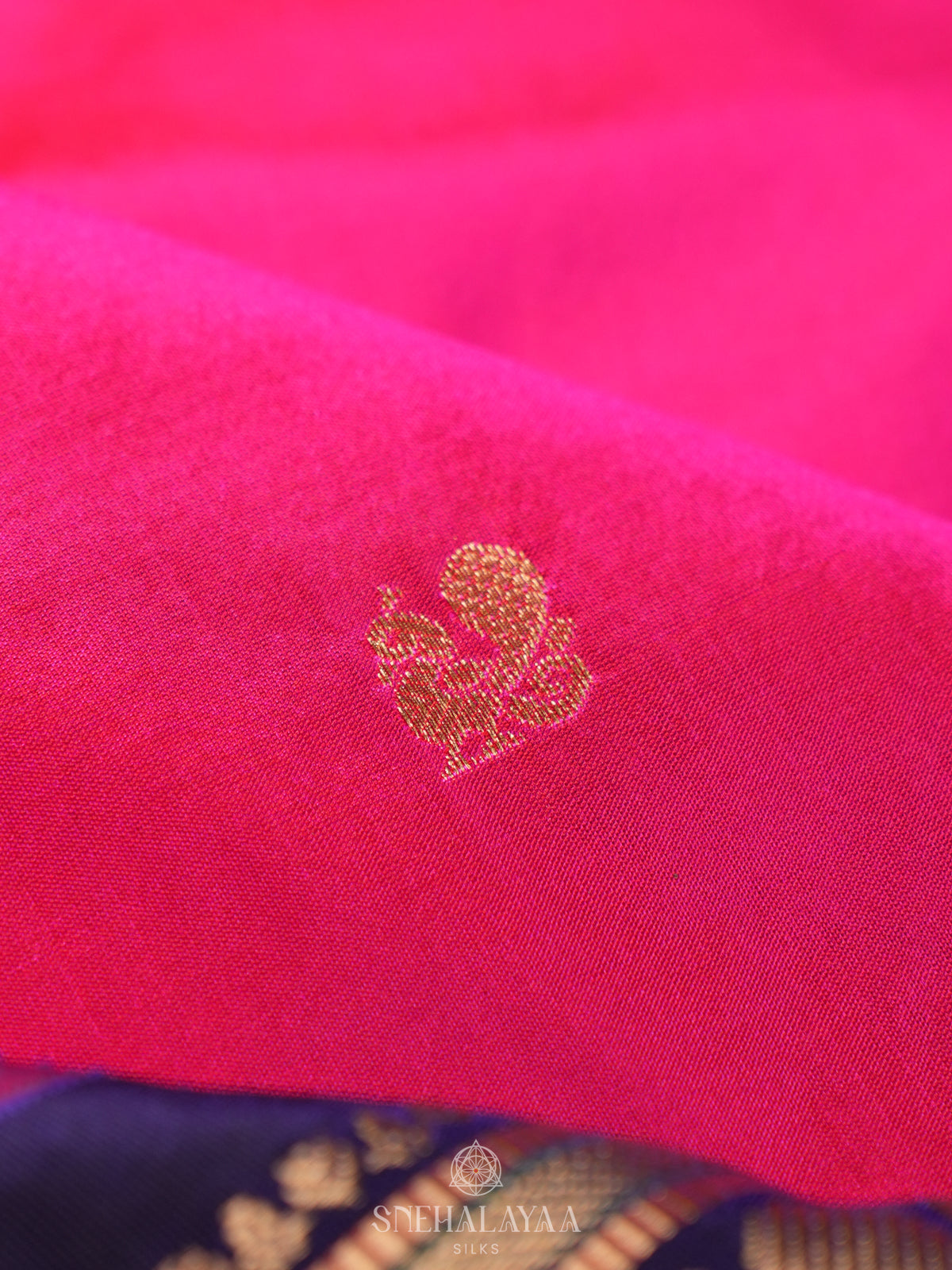 Pink Kanjivaram Silk Saree