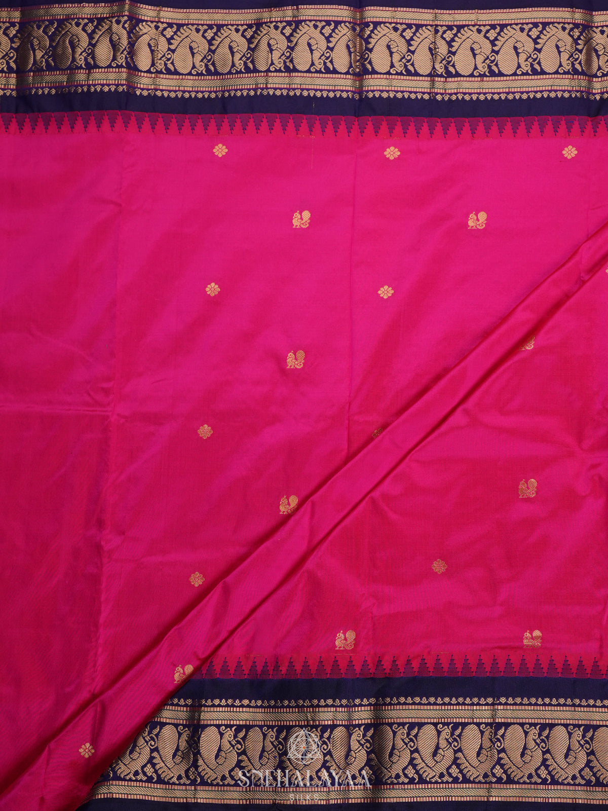 Pink Kanjivaram Silk Saree