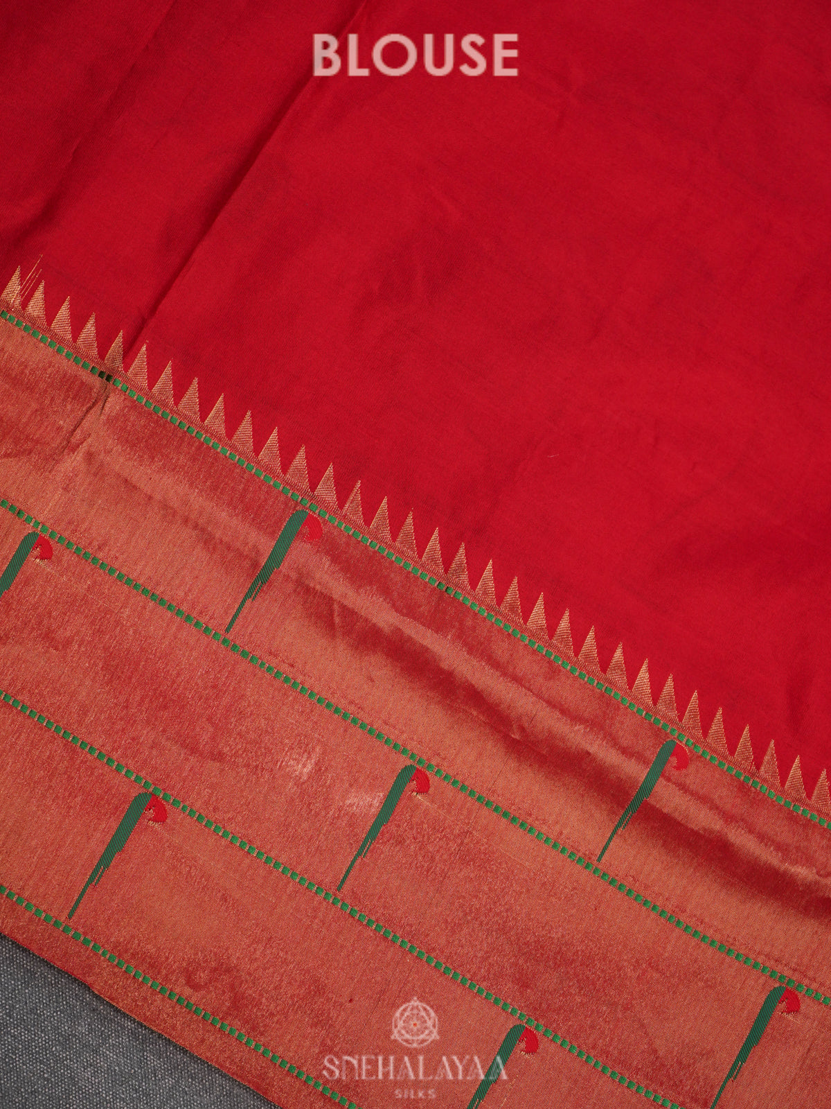 Royal Blue Paithani Silk Saree