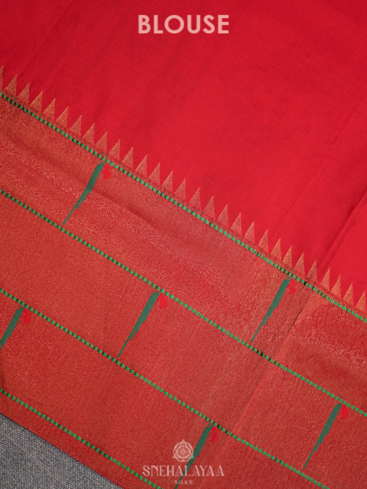 Cream Paithani Silk Saree