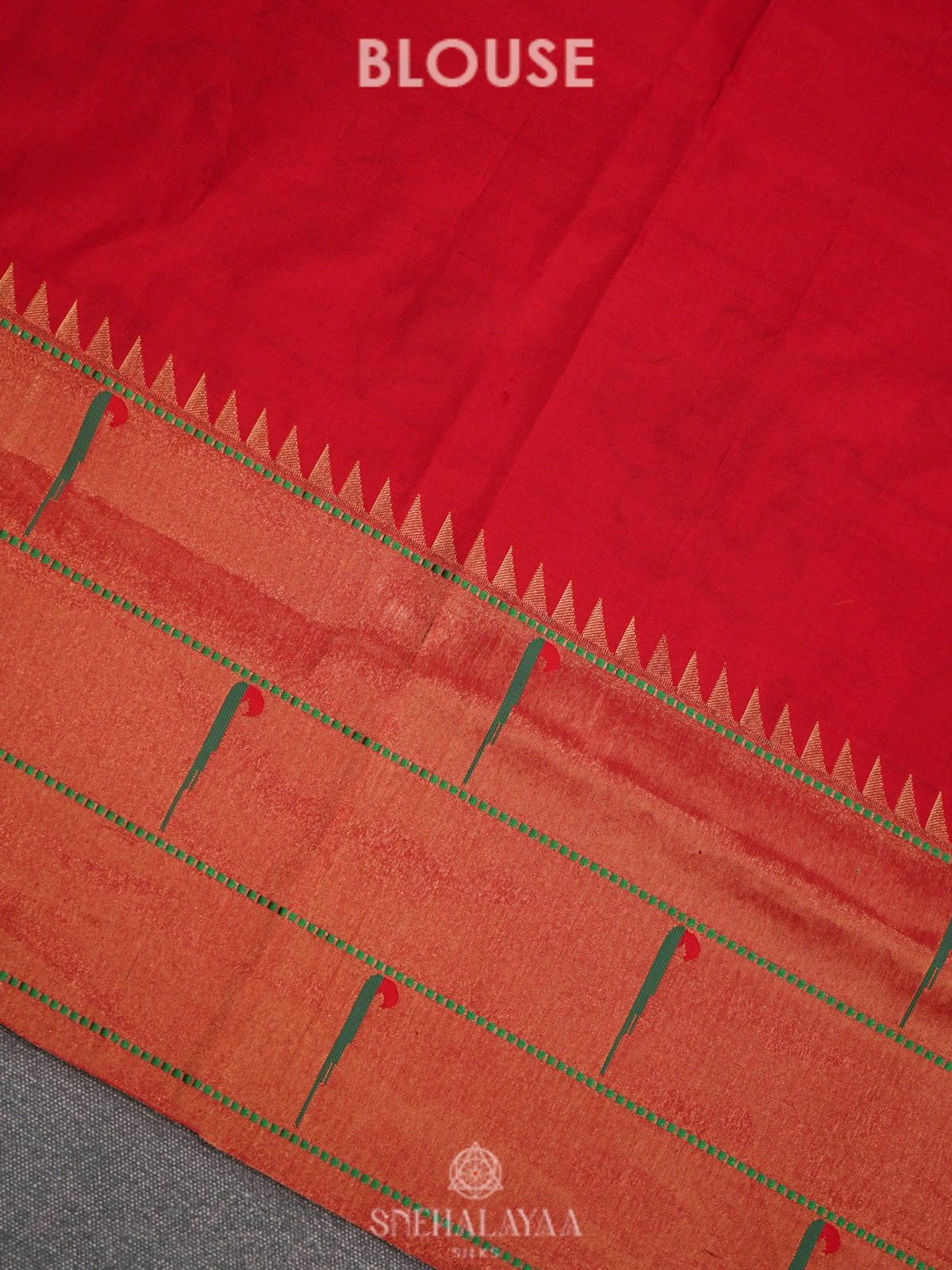 Mango Yellow Paithani Silk Saree