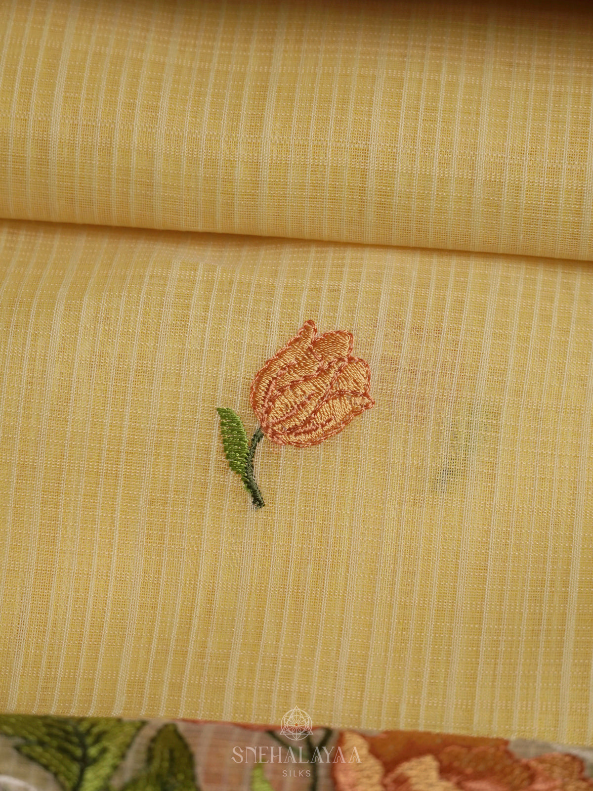 Yellow Kota Saree