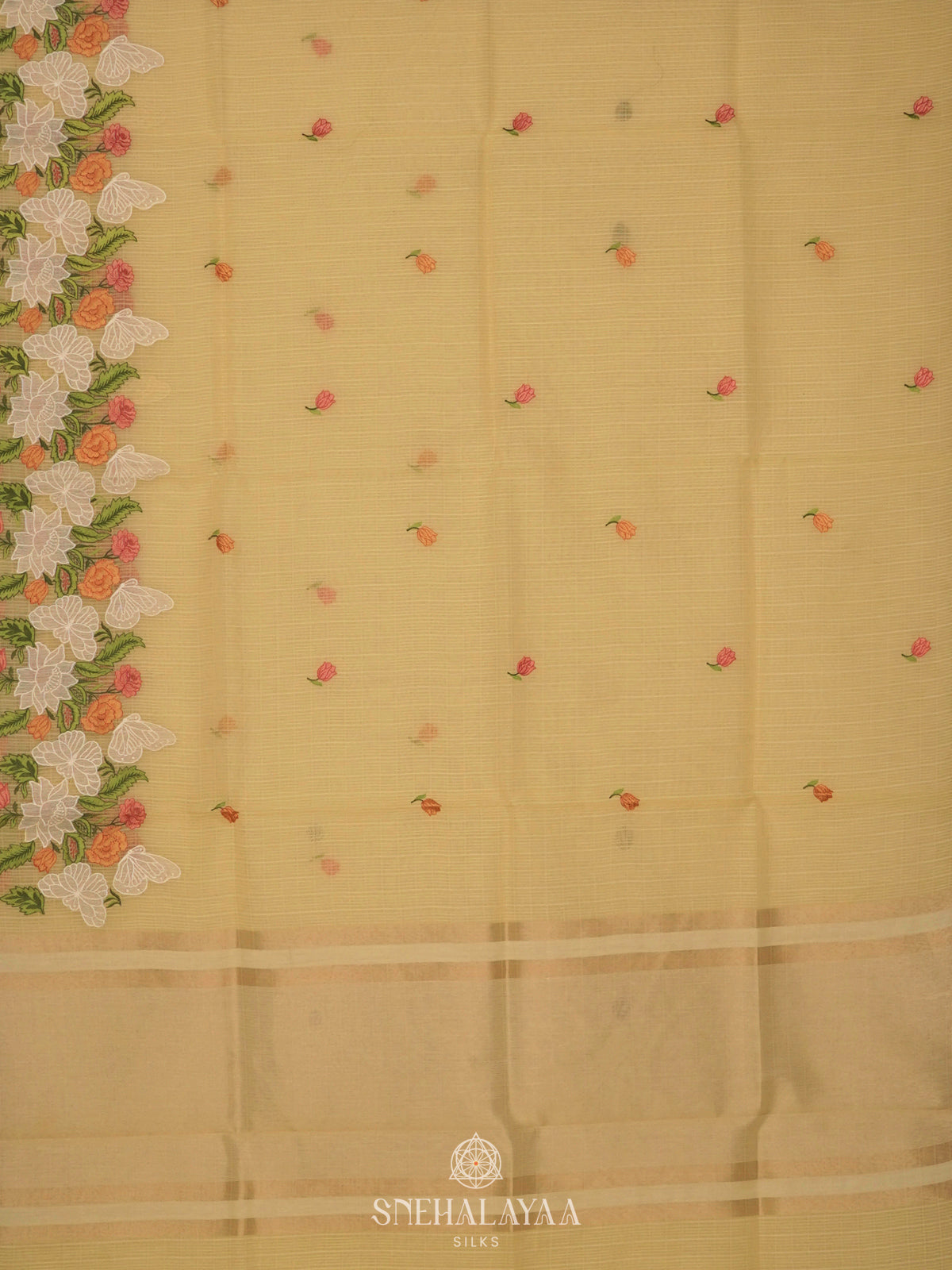 Yellow Kota Saree