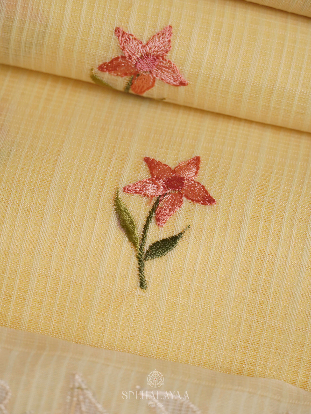 Yellow Kota Saree