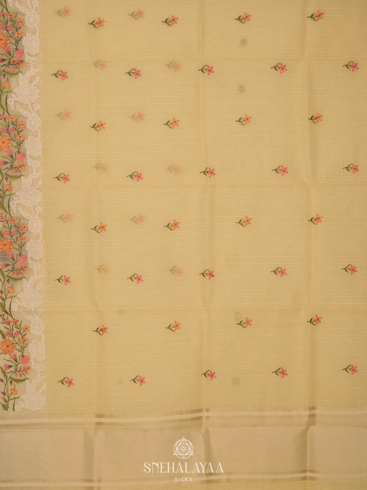 Yellow Kota Saree