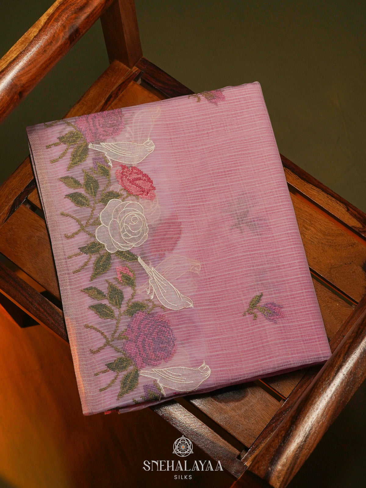 Pink Kota Saree