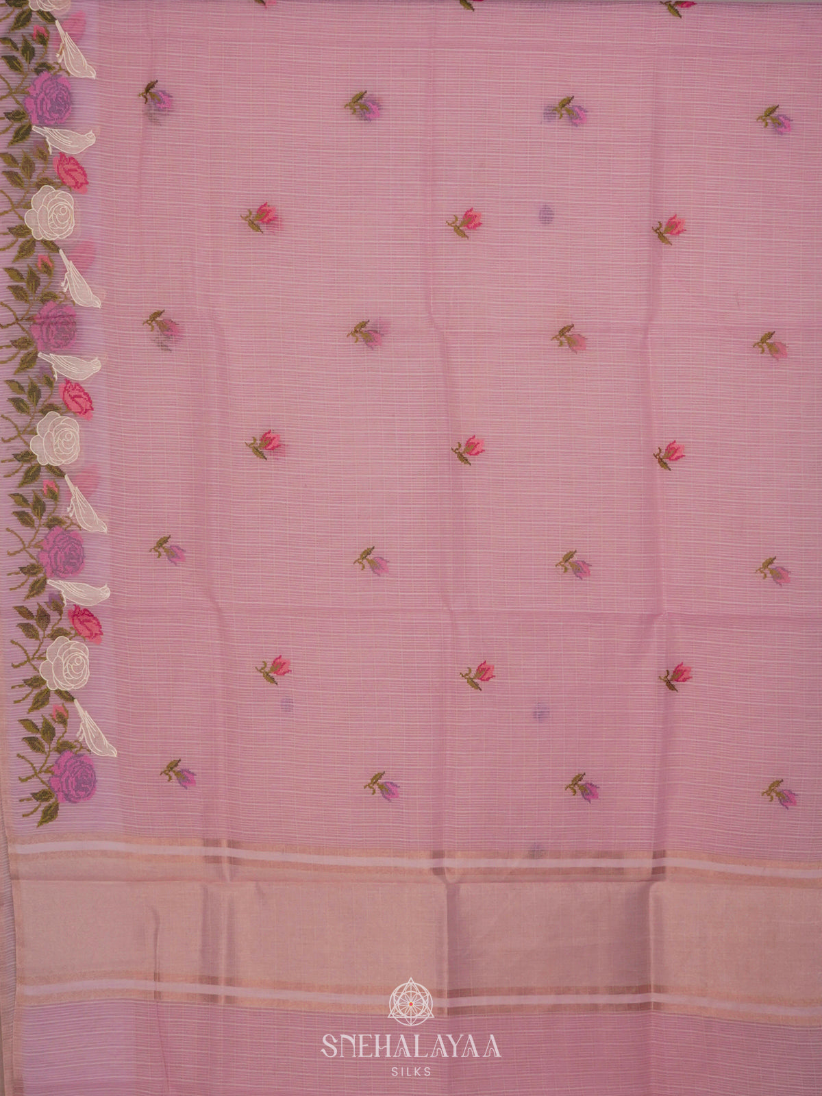 Pink Kota Saree