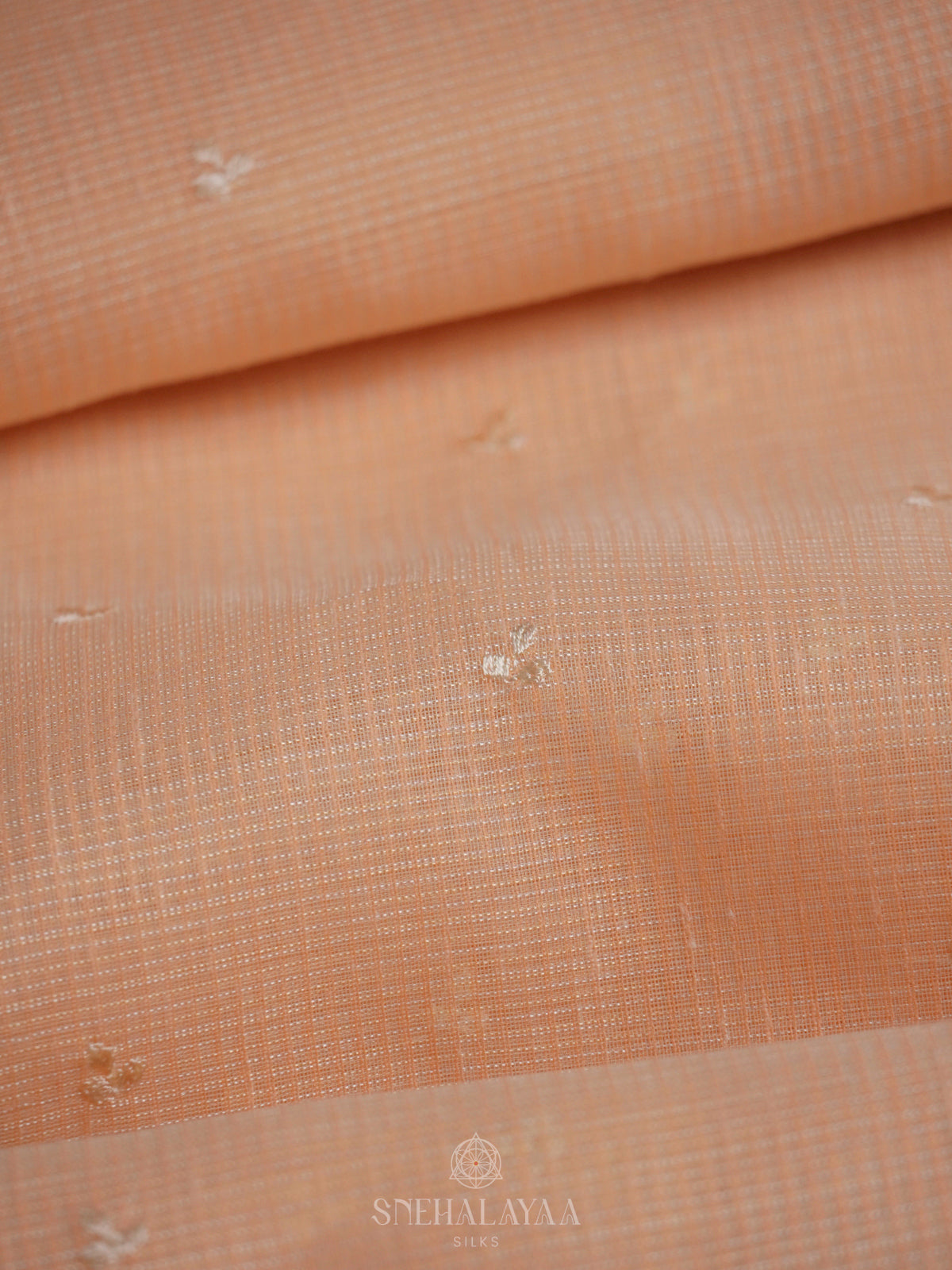 Peach Kota Saree