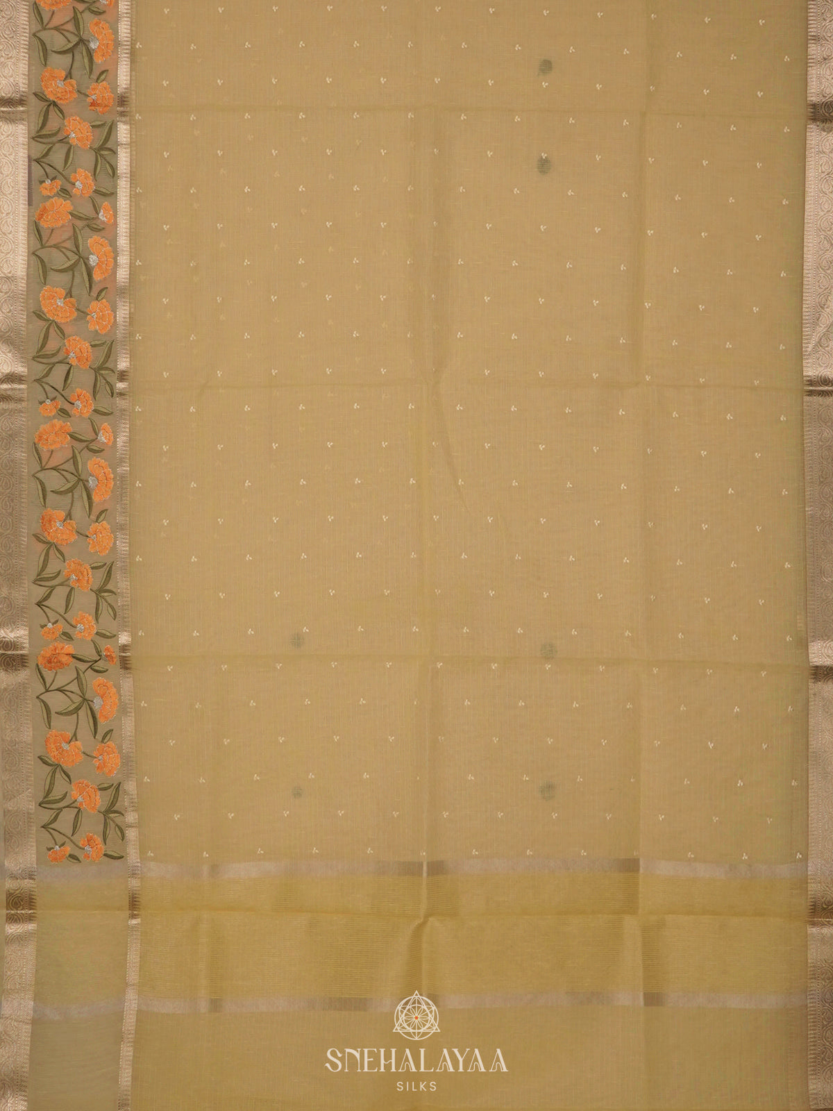 Yellow Kota Saree