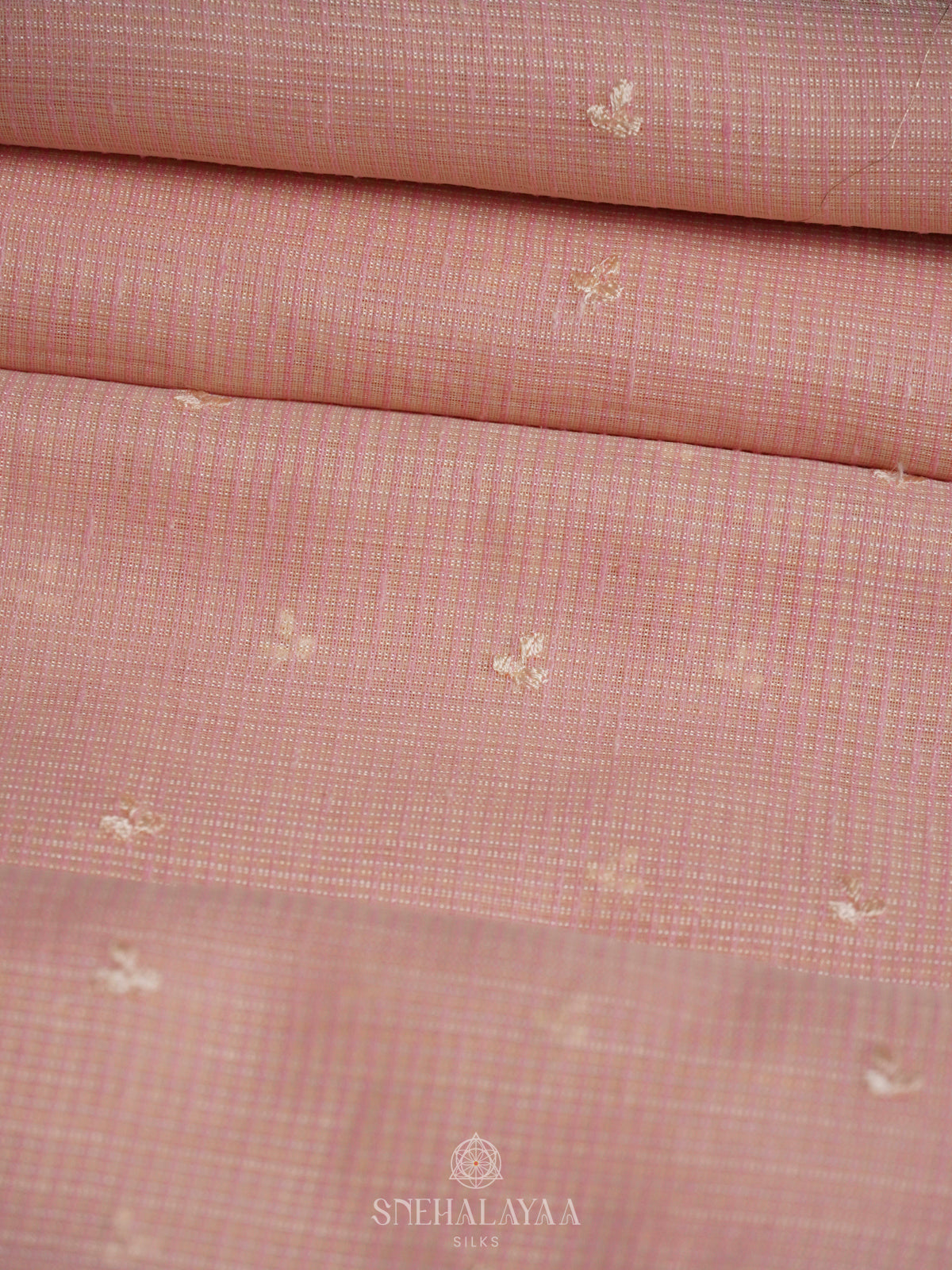 Pale Pink Kota Saree