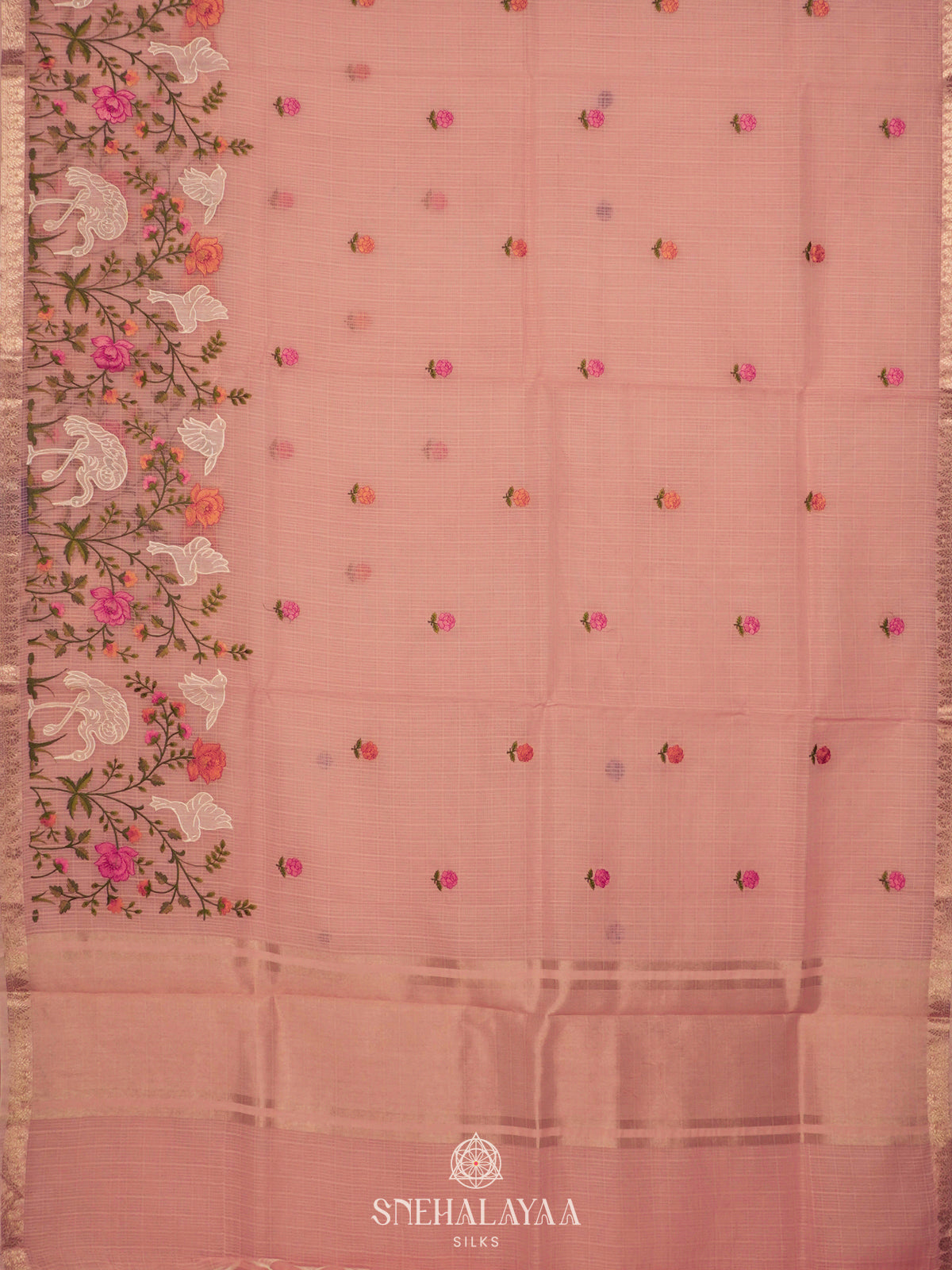 Pink Kota Saree