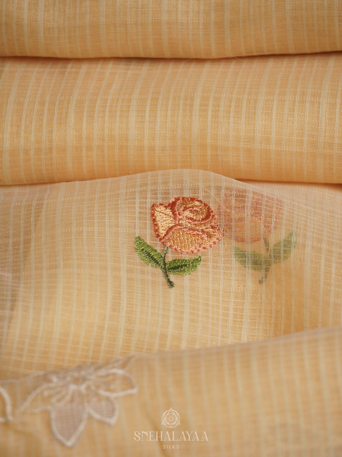 Yellow Kota Saree