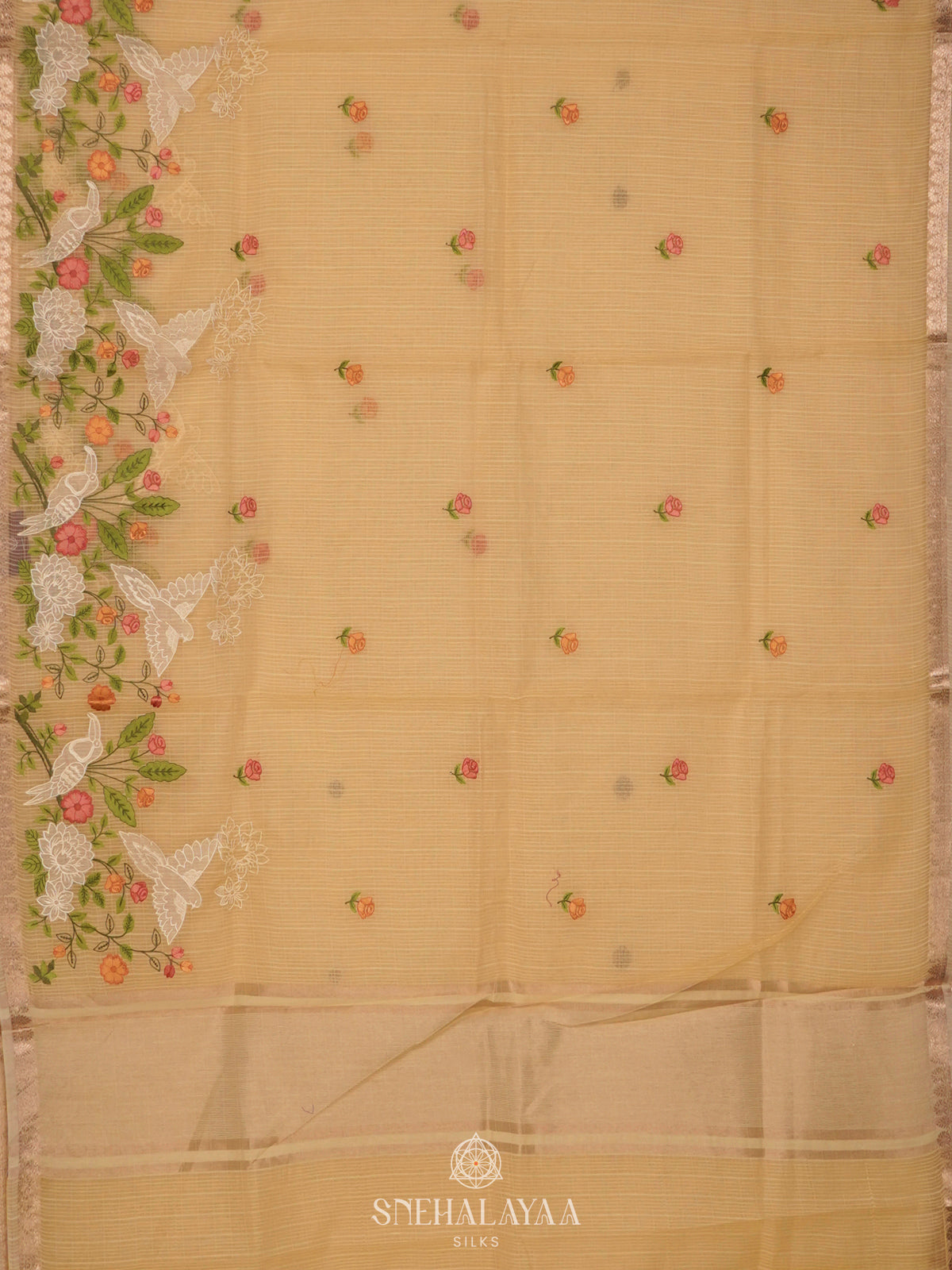 Yellow Kota Saree