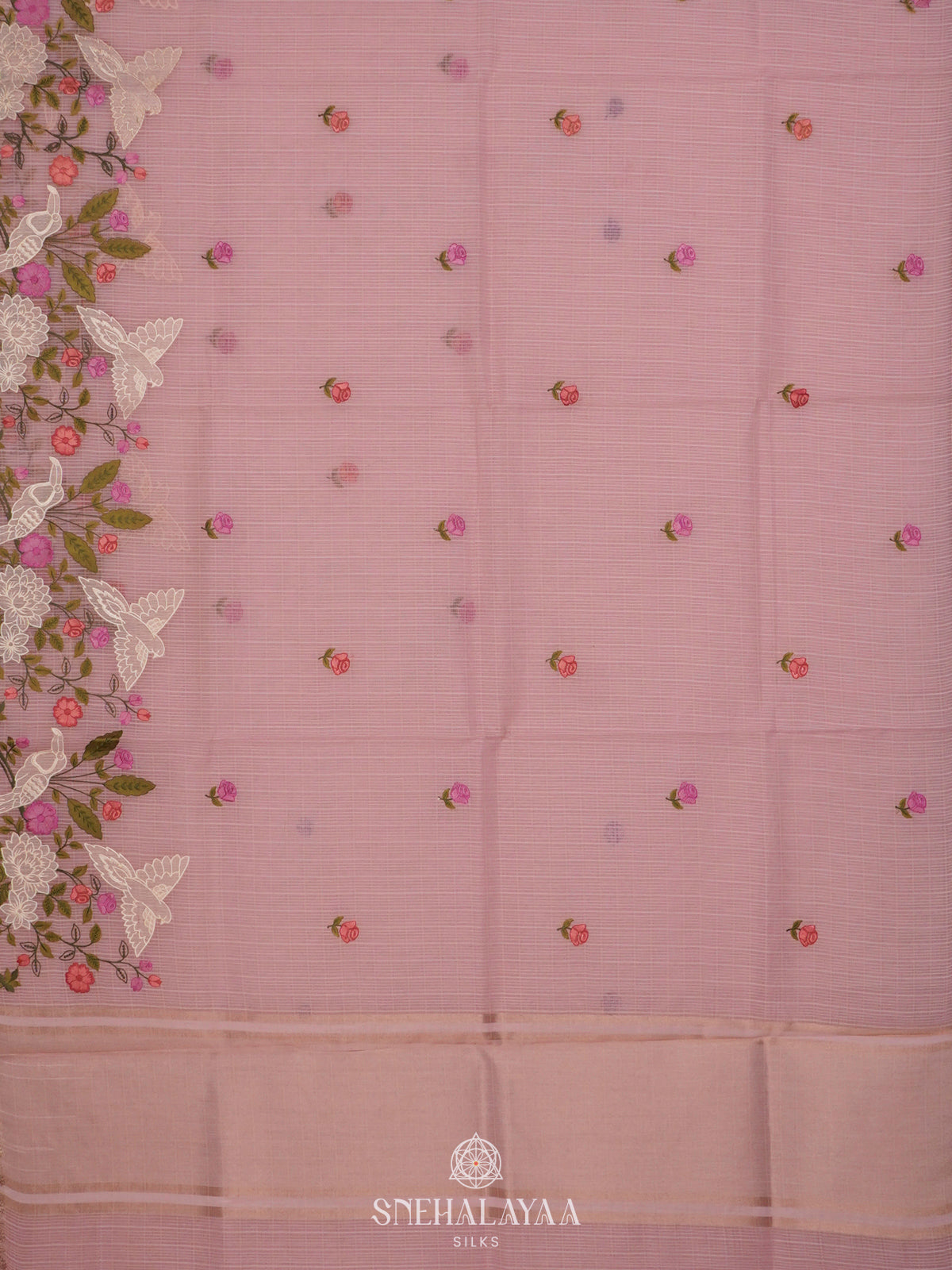 Pink Kota Saree