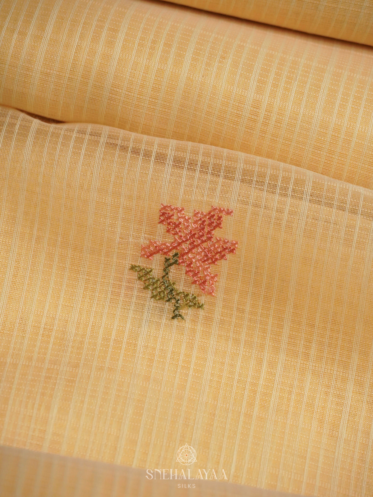 Yellow Kota Saree