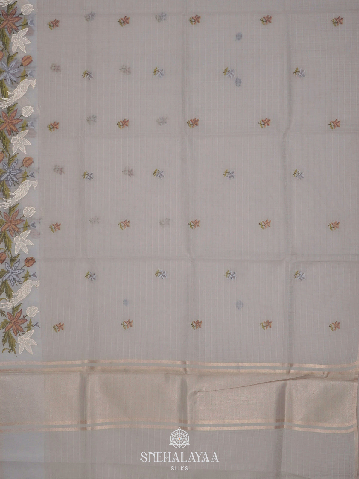 Blue Kota Saree