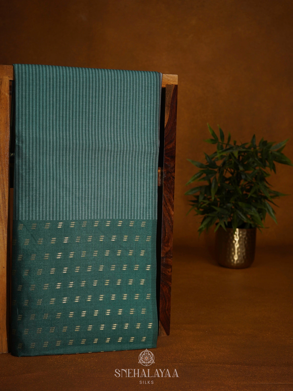 Green Jute Saree