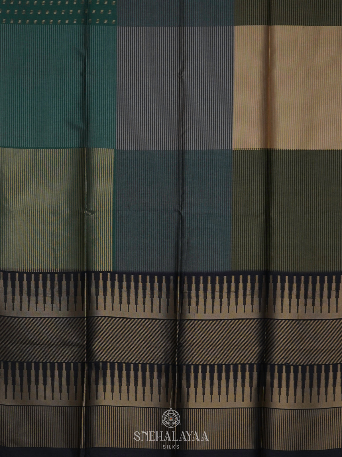 Green Jute Saree