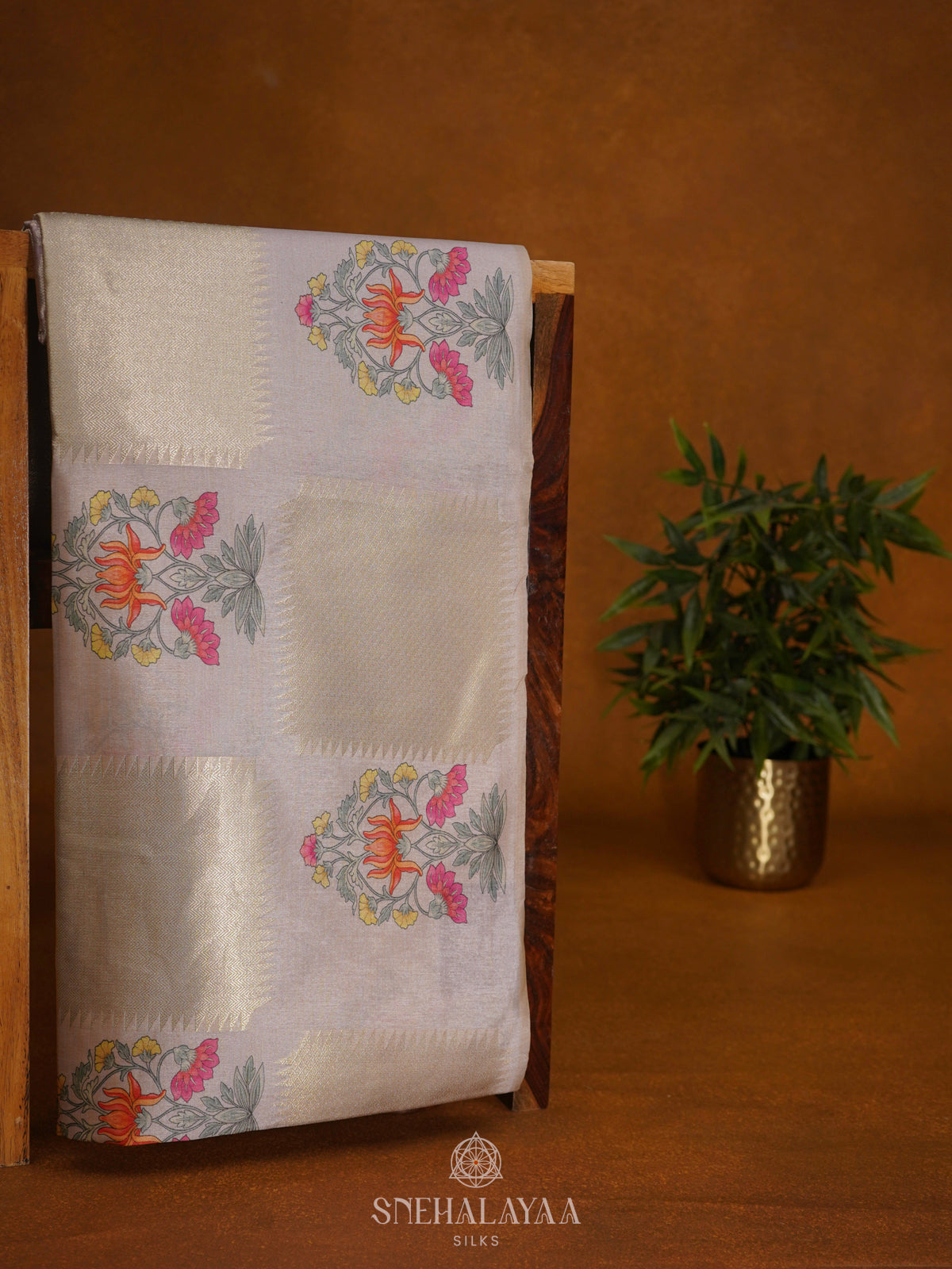 Off White Jute Saree