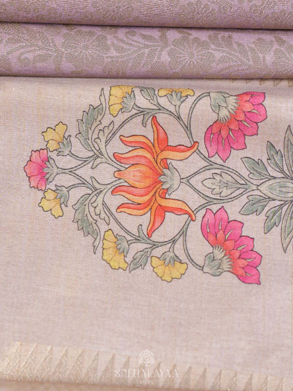 Off White Jute Saree