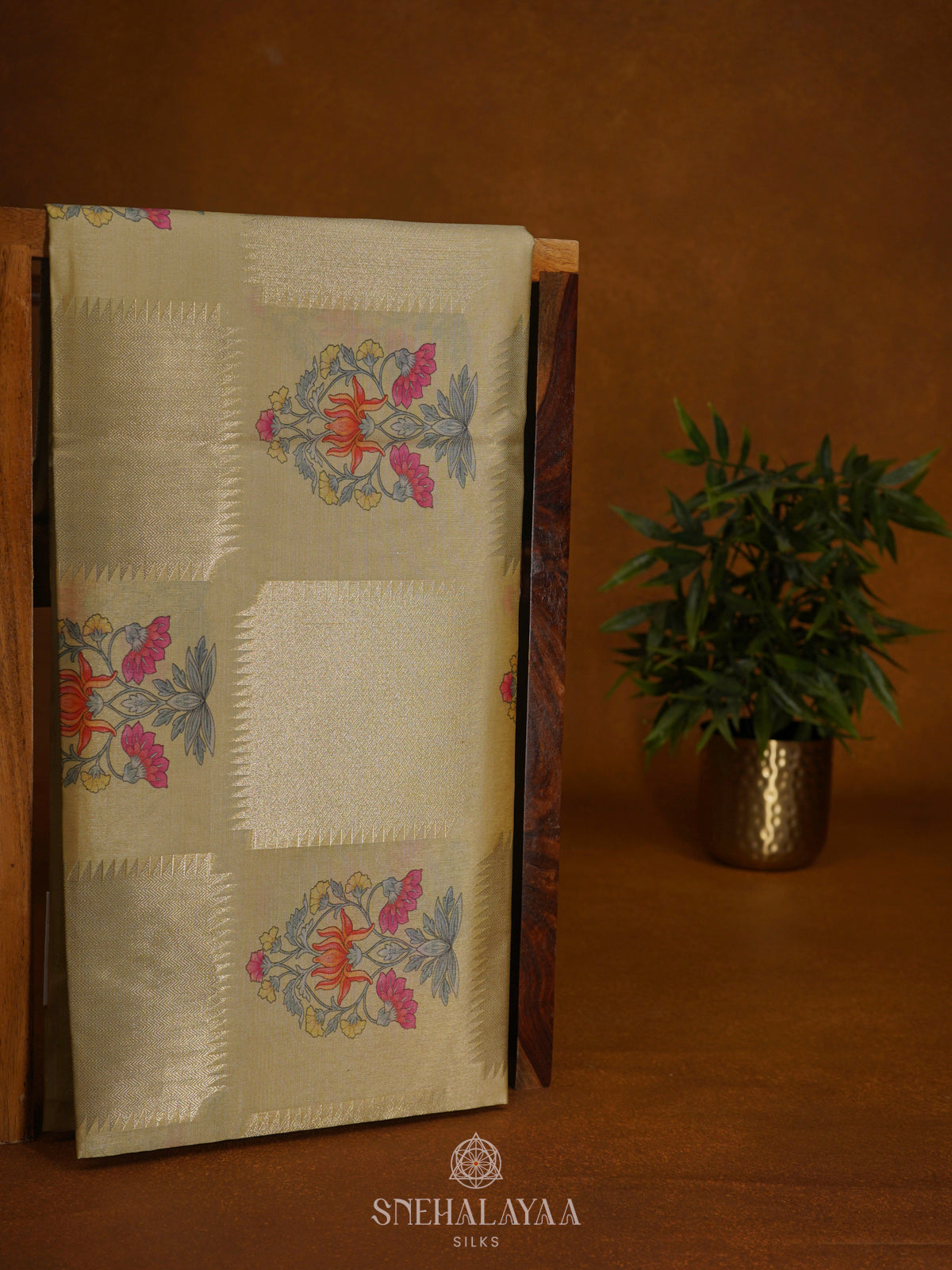 Green Jute Saree