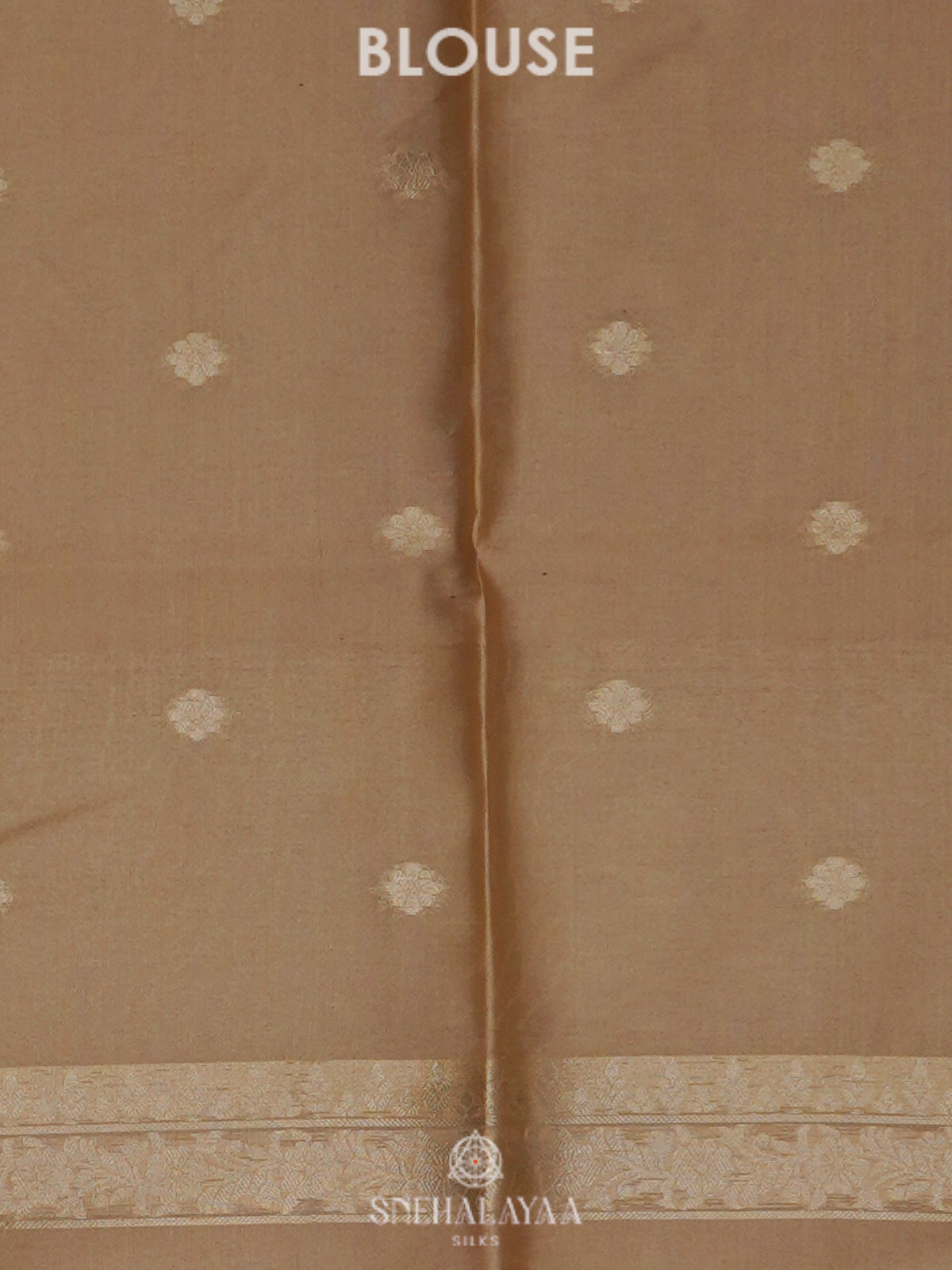 Cream Jute Saree