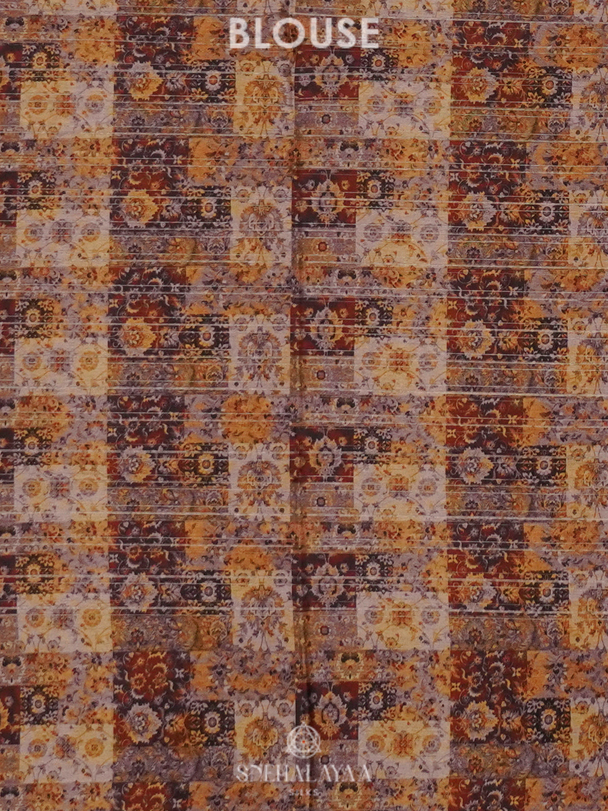 Plum Tussar Saree