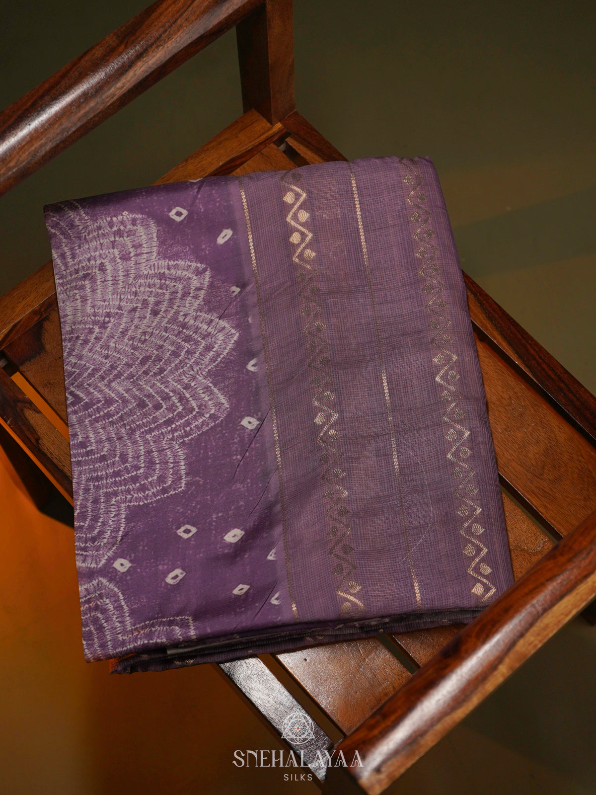 Plum Kota Saree