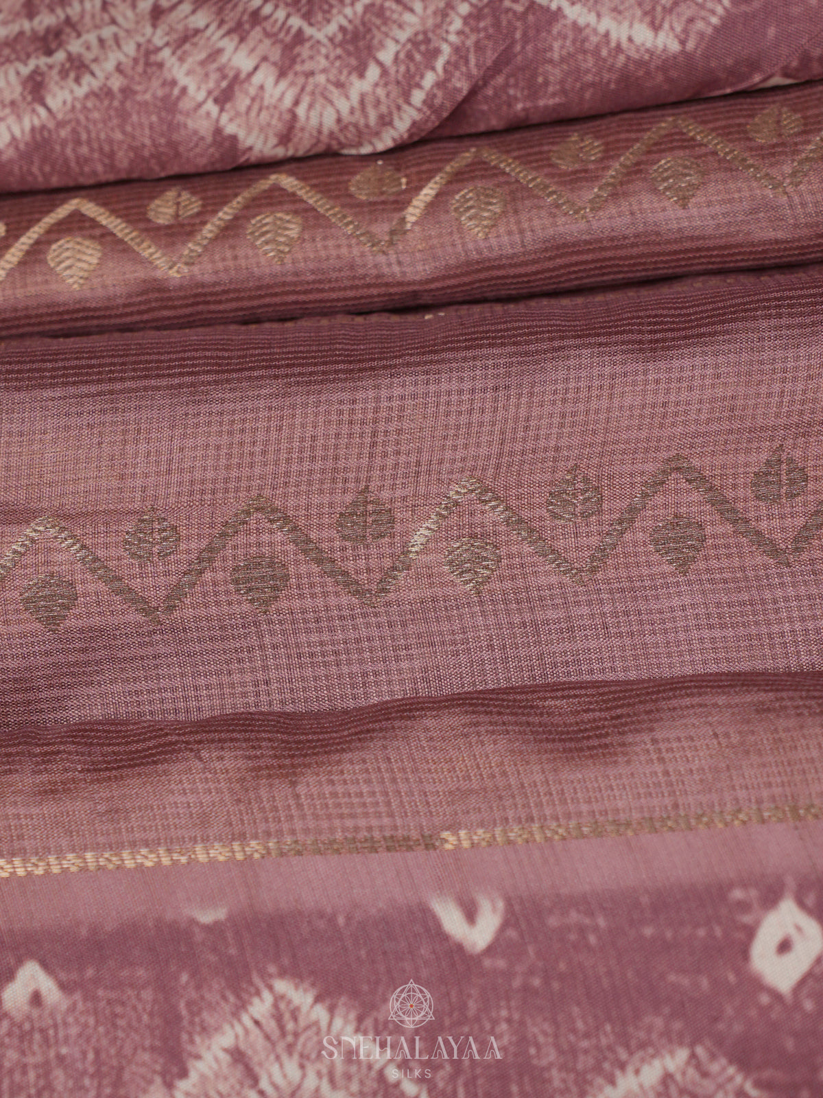 Mauve Pink Kota Saree