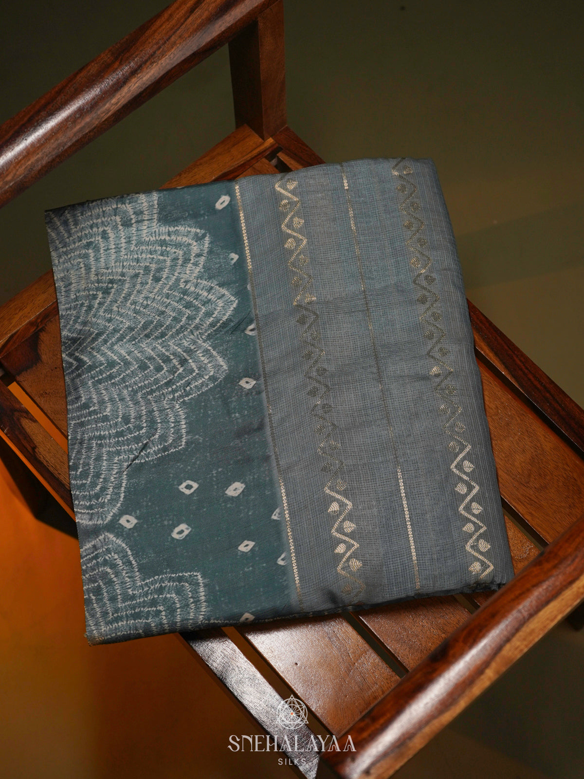 Grey Kota Saree
