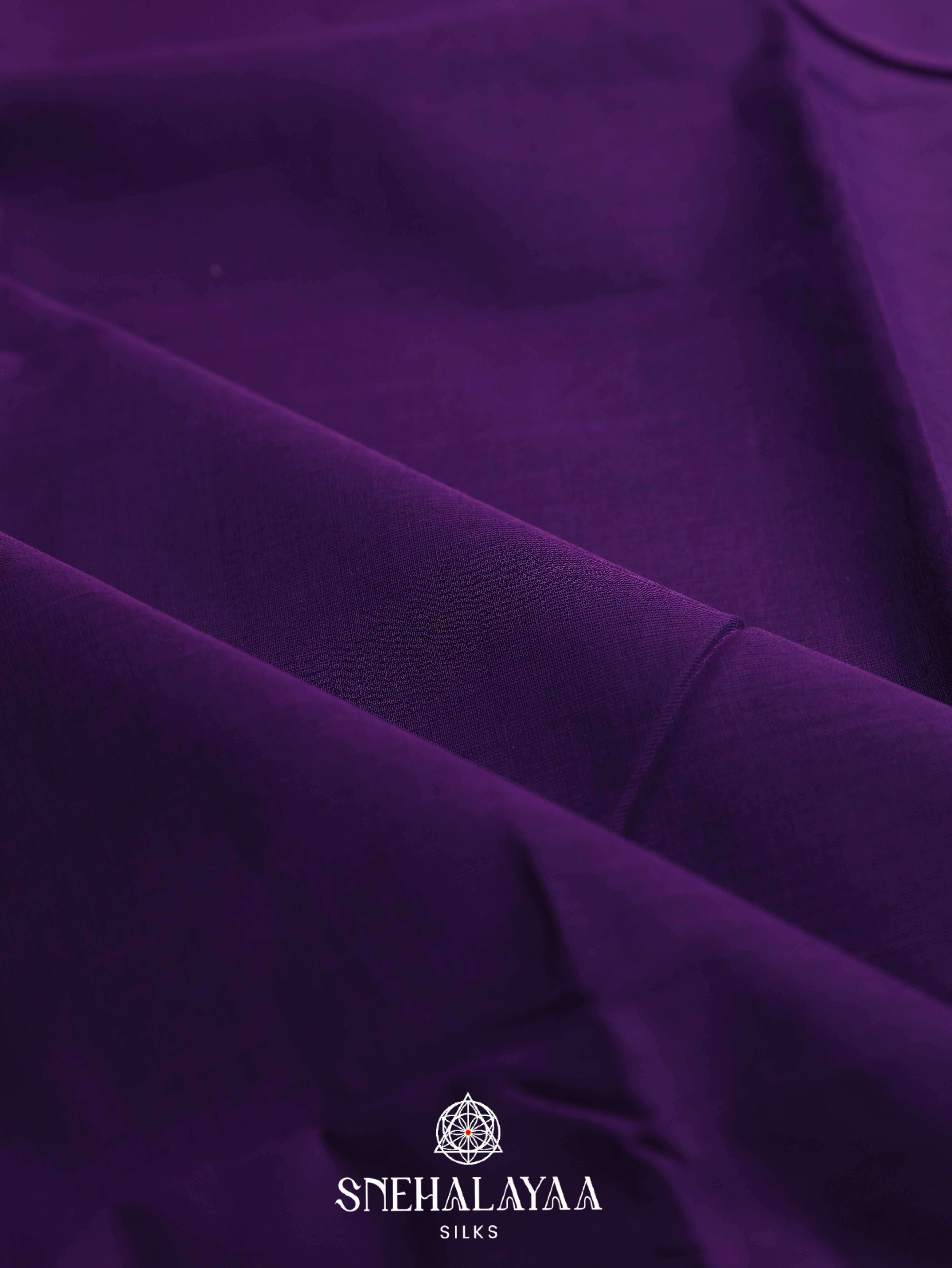 Violet Kanchi Cotton Saree