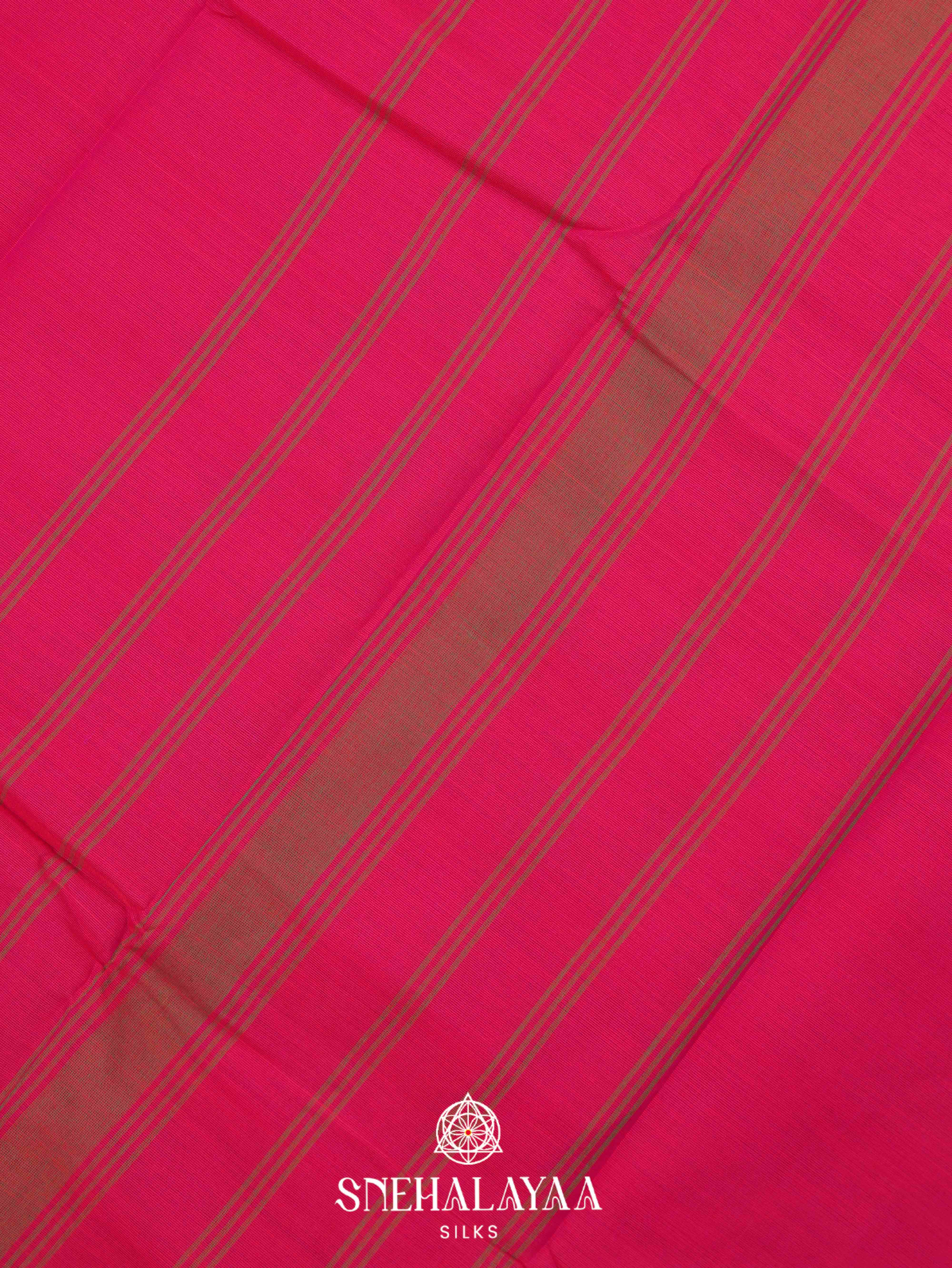 Rani Pink Kanchi Cotton Saree