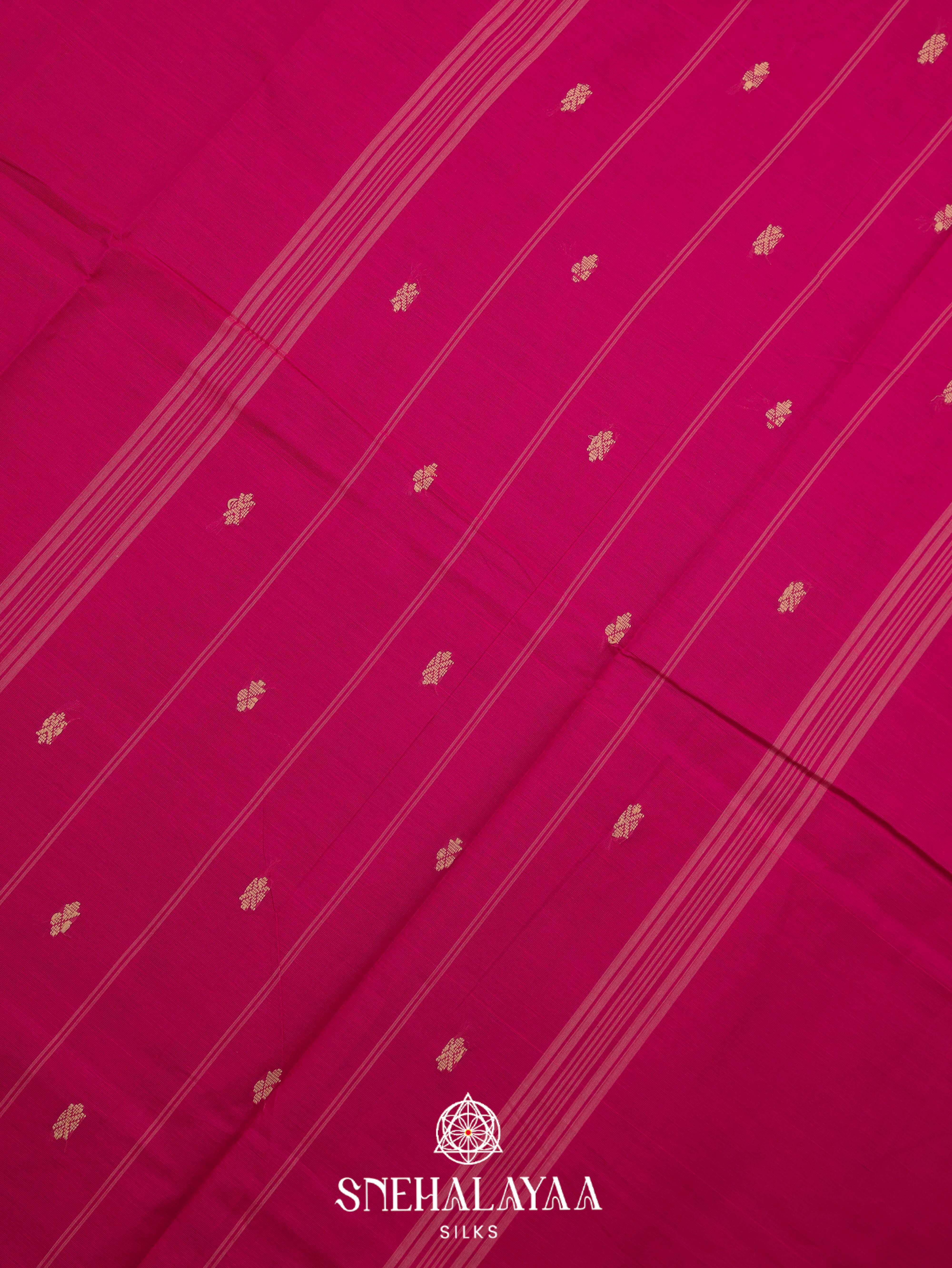 Pink Kanchi Cotton Saree