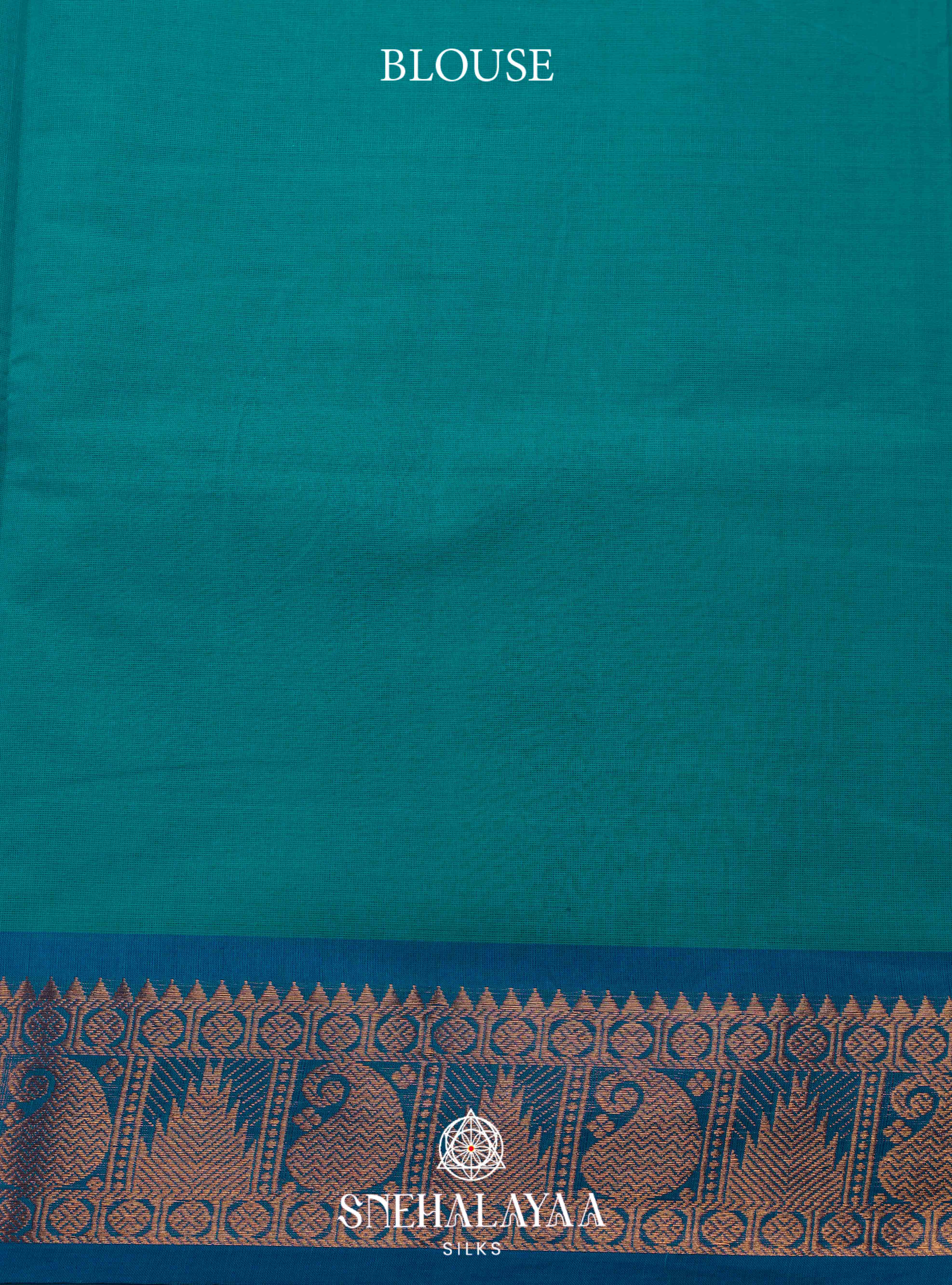 Blue Kanchi Cotton Saree