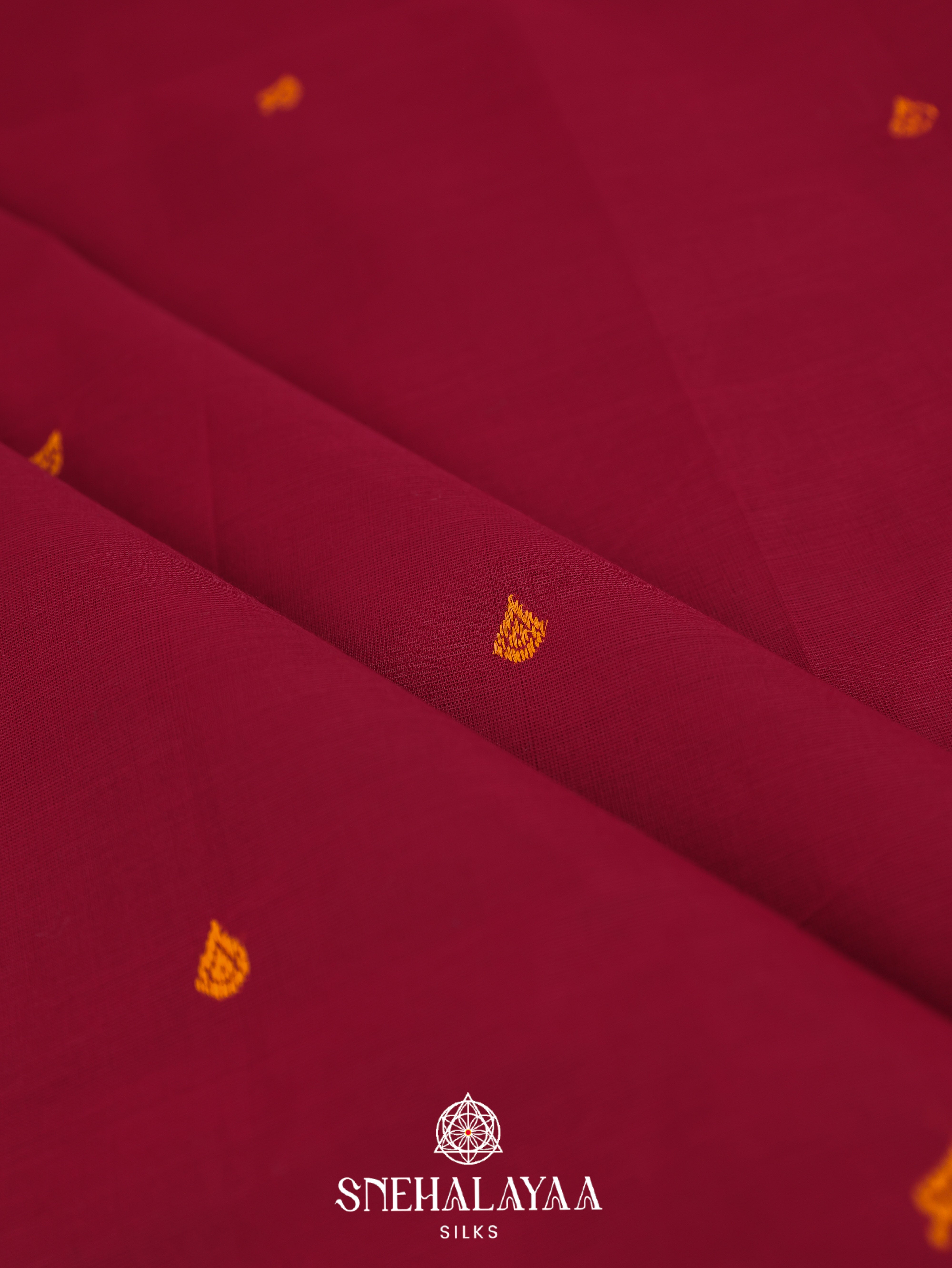 Maroon Kanchi Cotton Saree