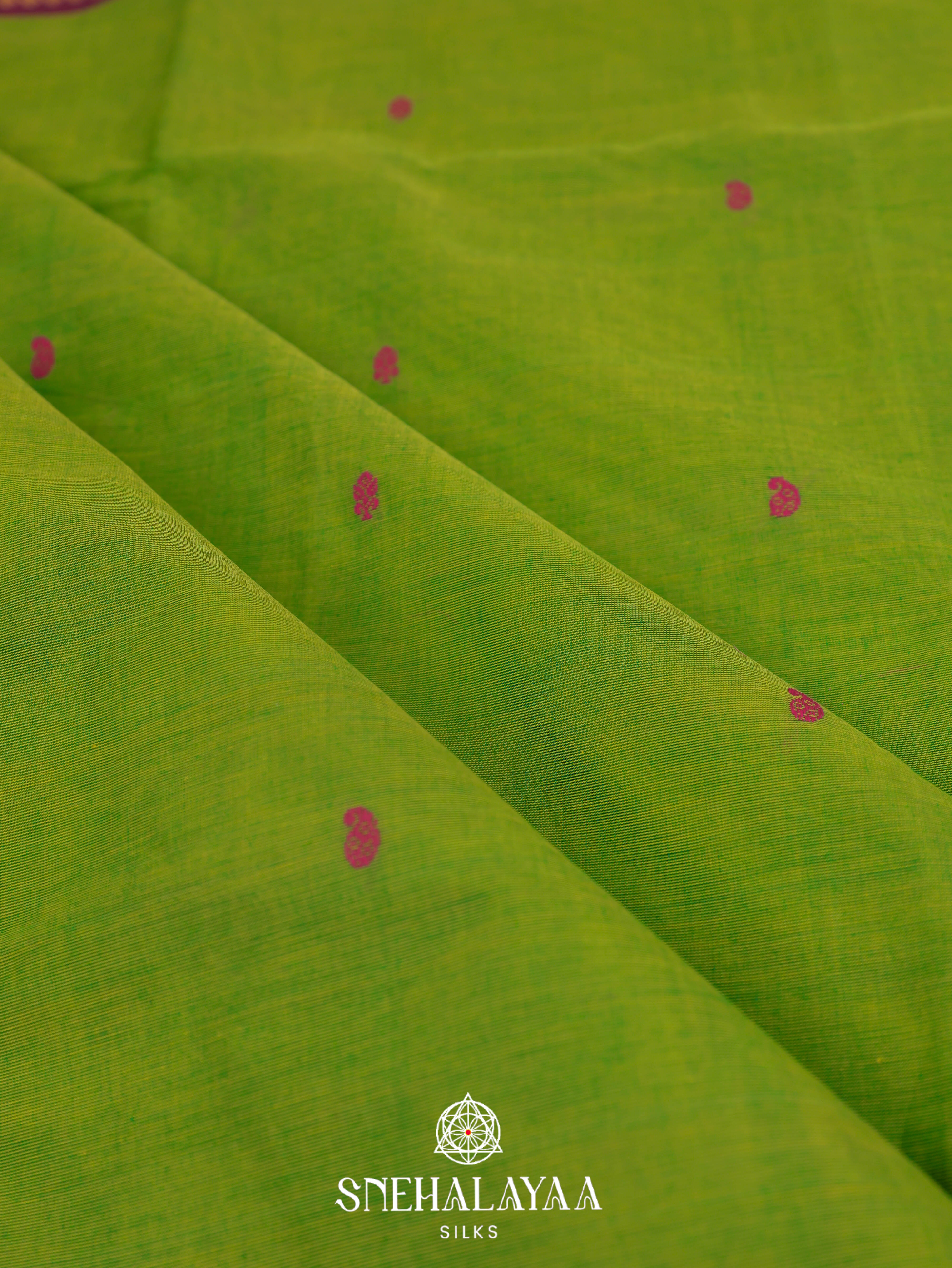 Green Kanchi Cotton Saree