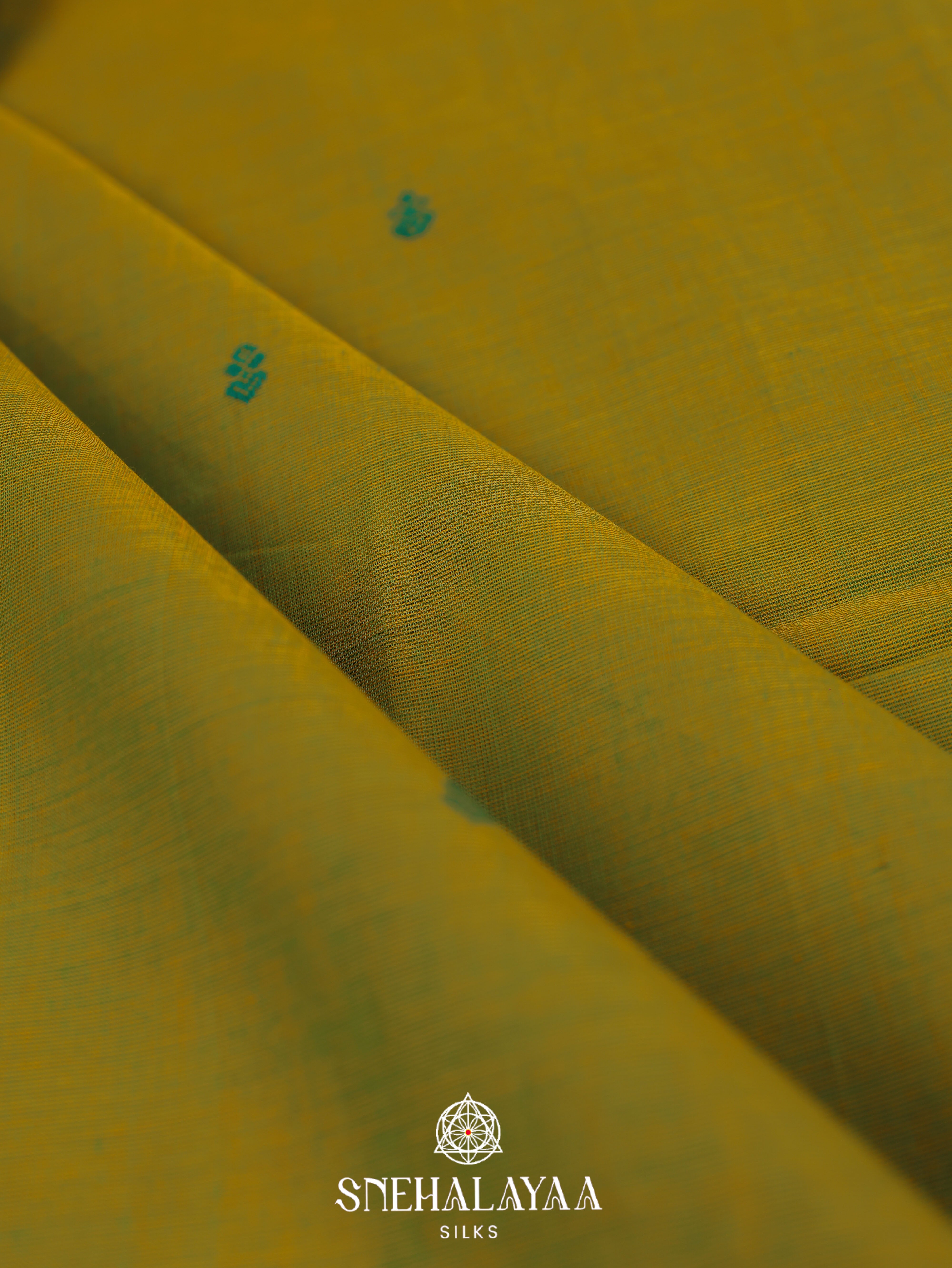 Mehendi Green Kanchi Cotton Saree
