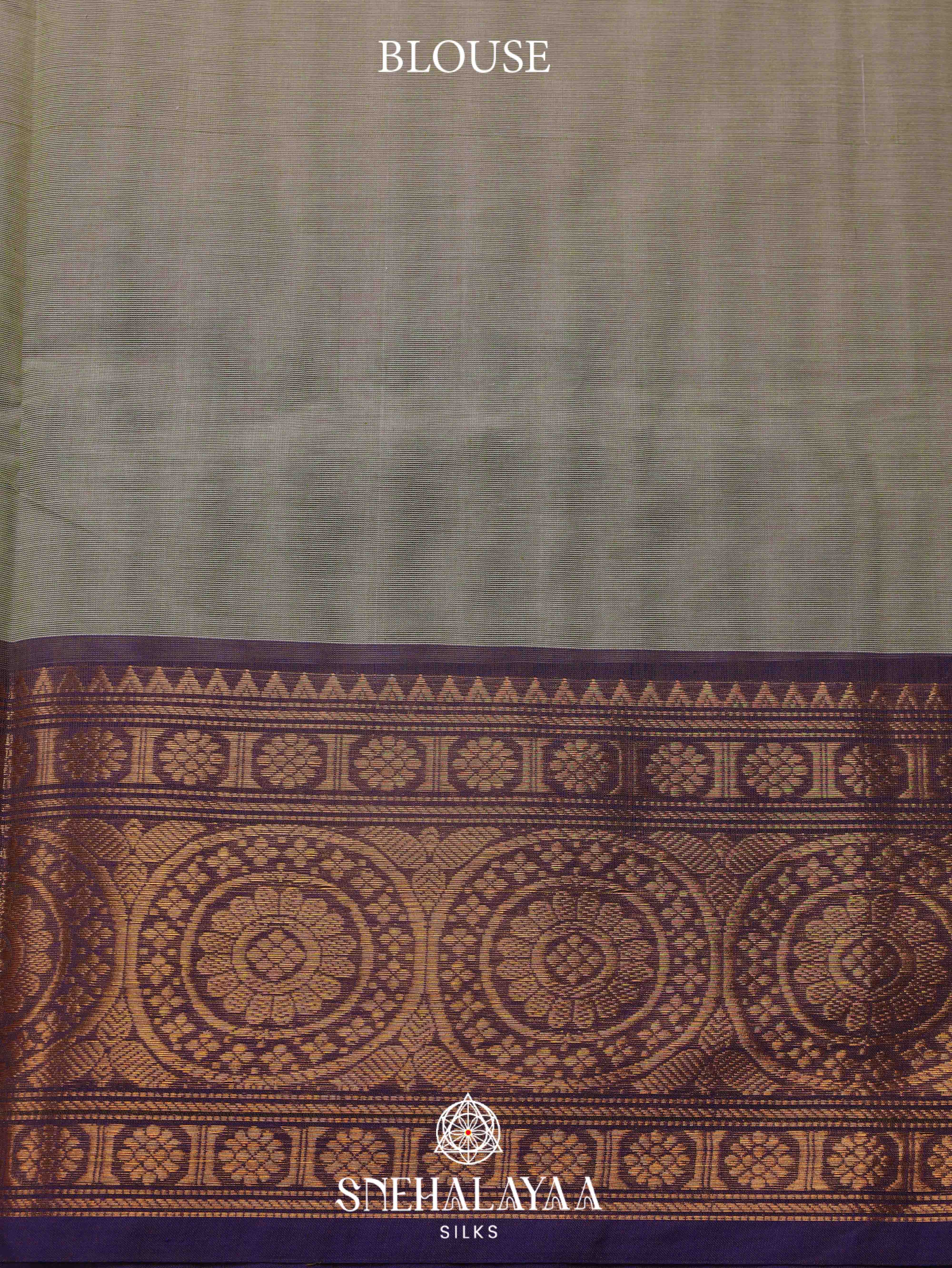 Grey  Kanchi Cotton Saree