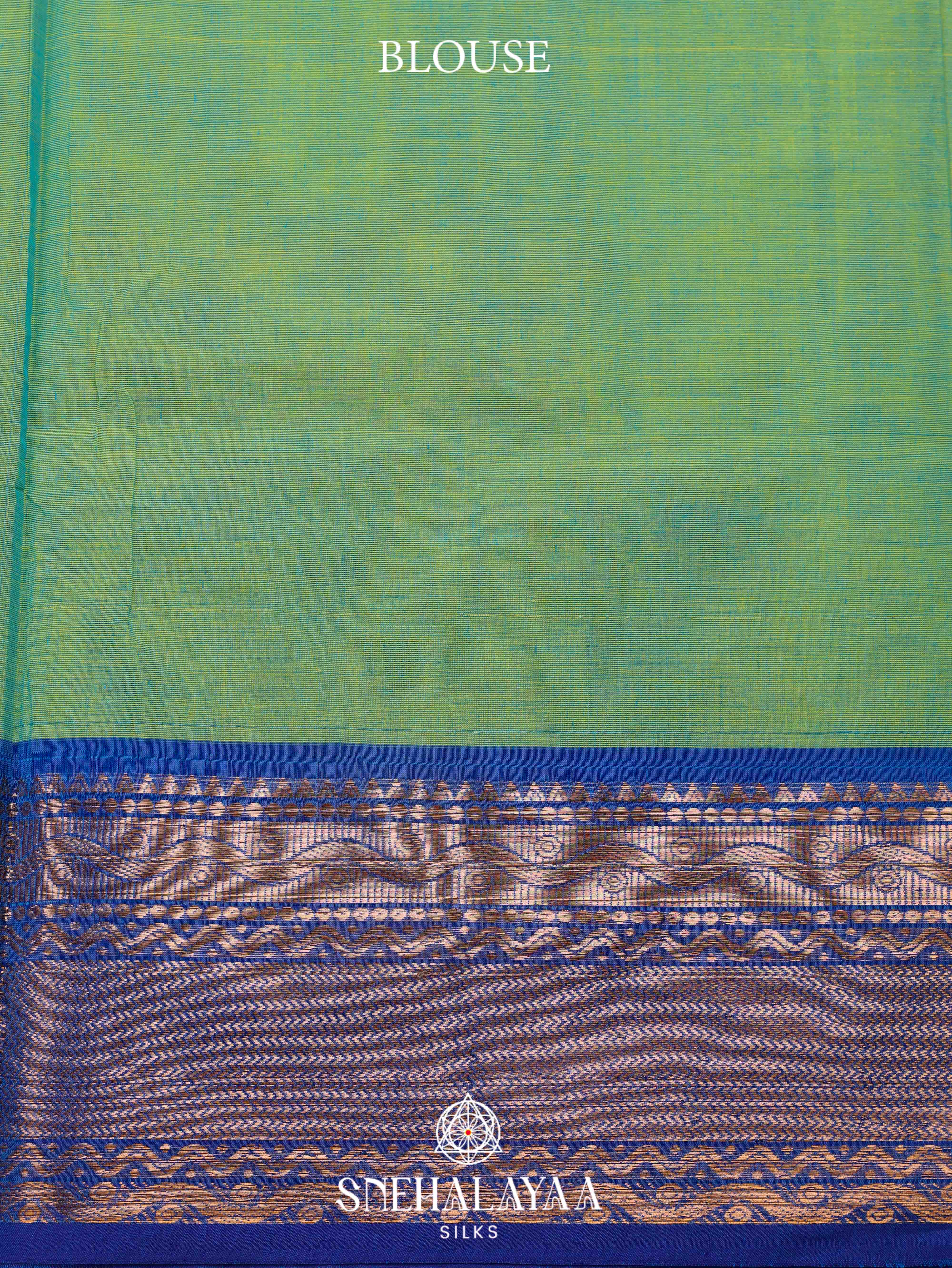 Pista Green Kanchi Cotton Saree
