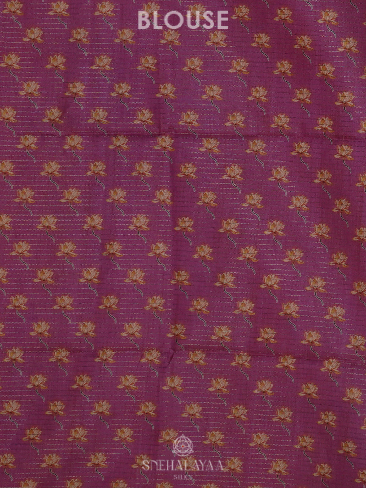 Magenta Tussar Saree
