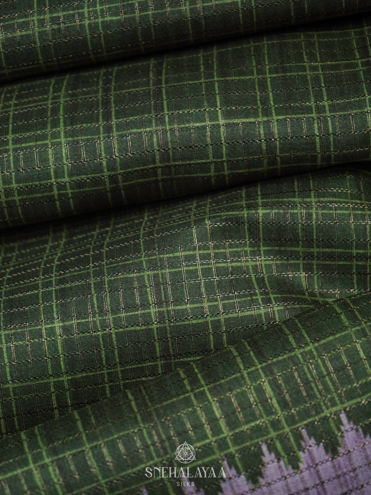 Green Tussar Saree