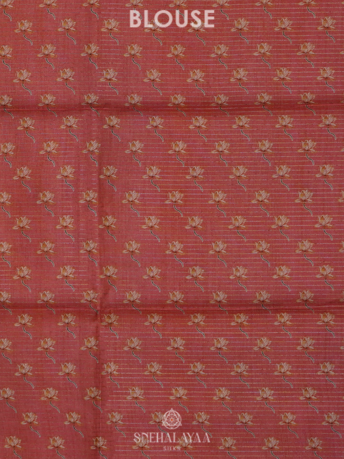 Peach Tussar Saree