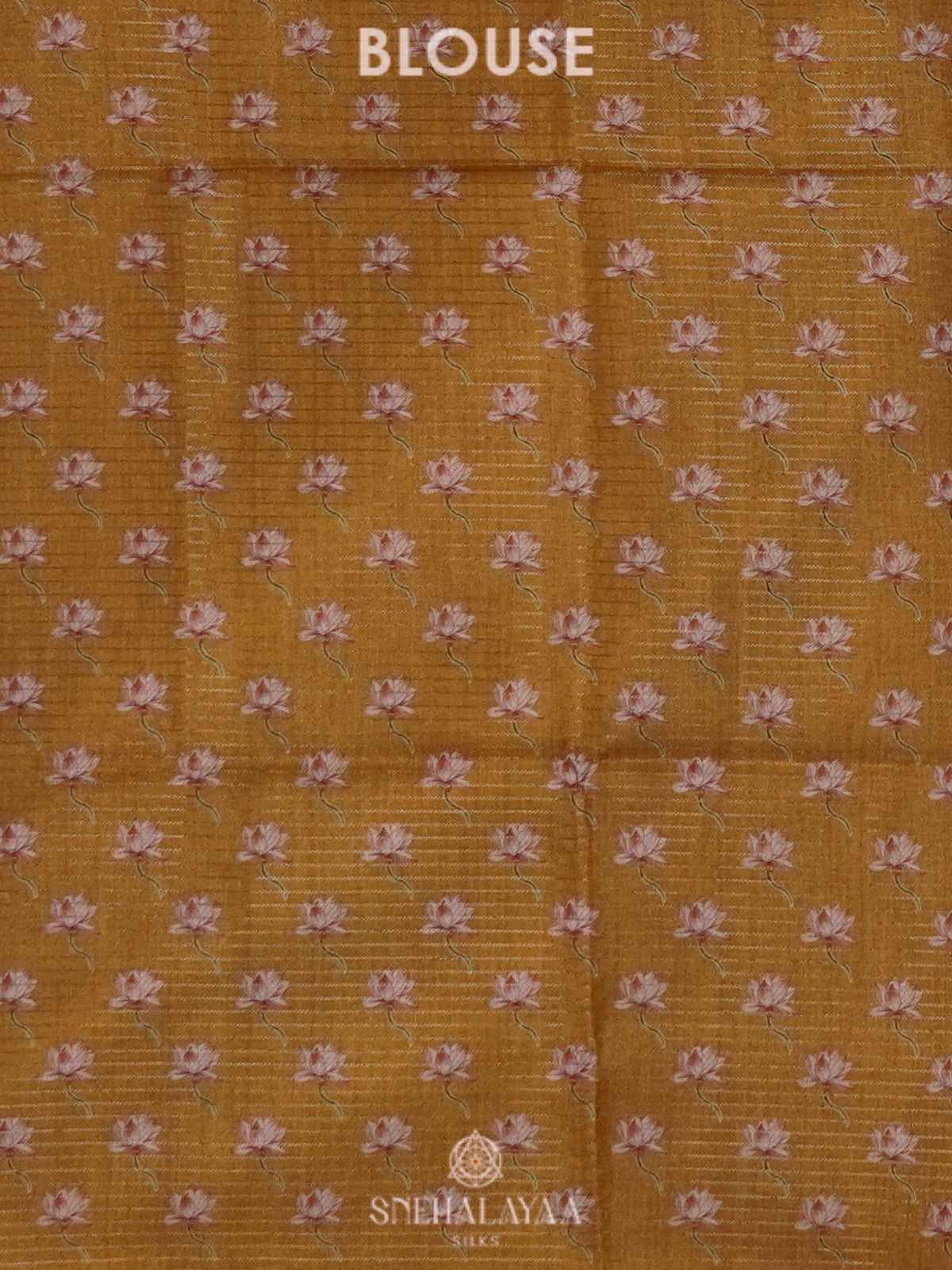 Mustard Tussar Saree