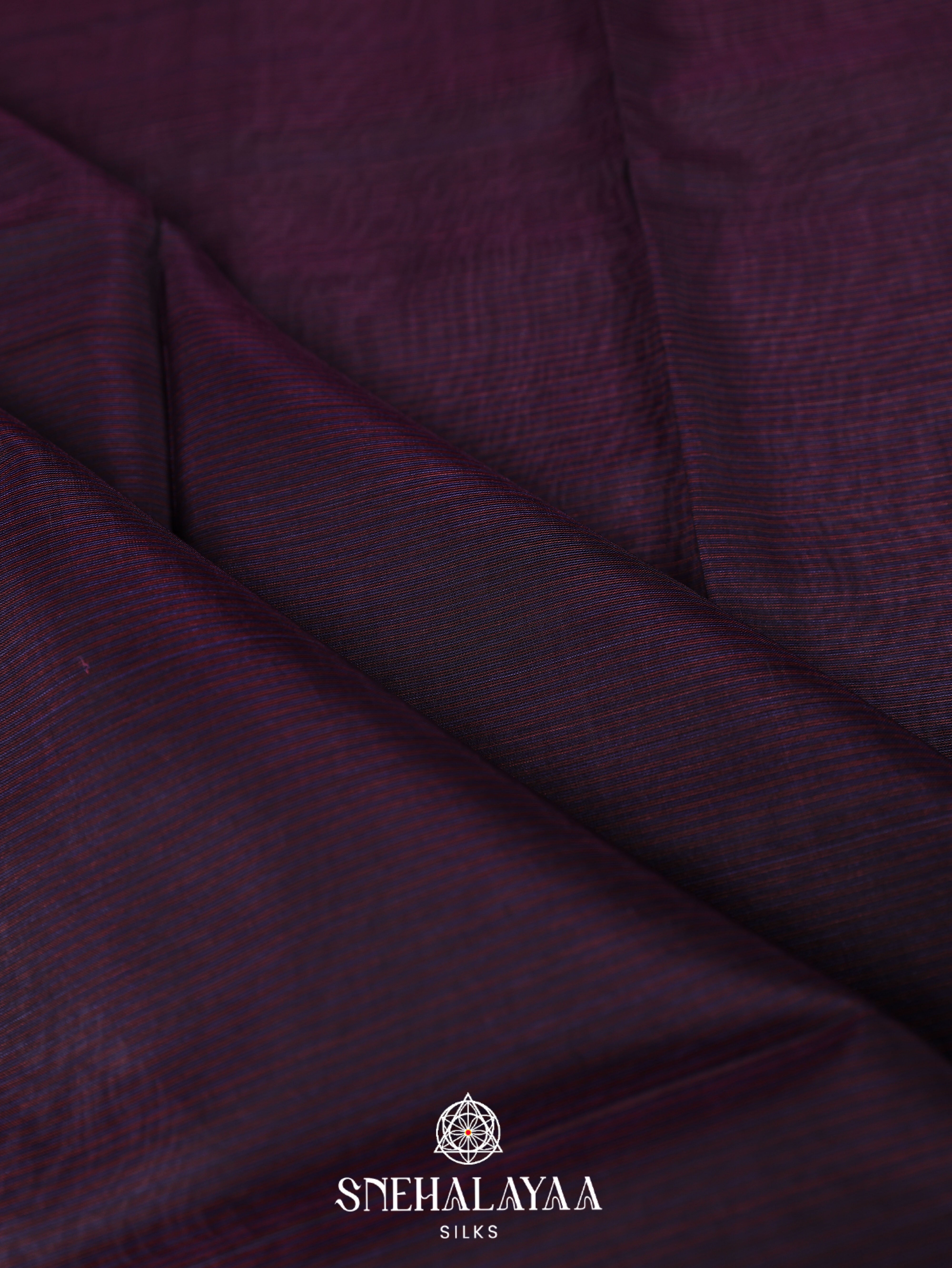 Purple Maheshwari Silk Cotton Saree