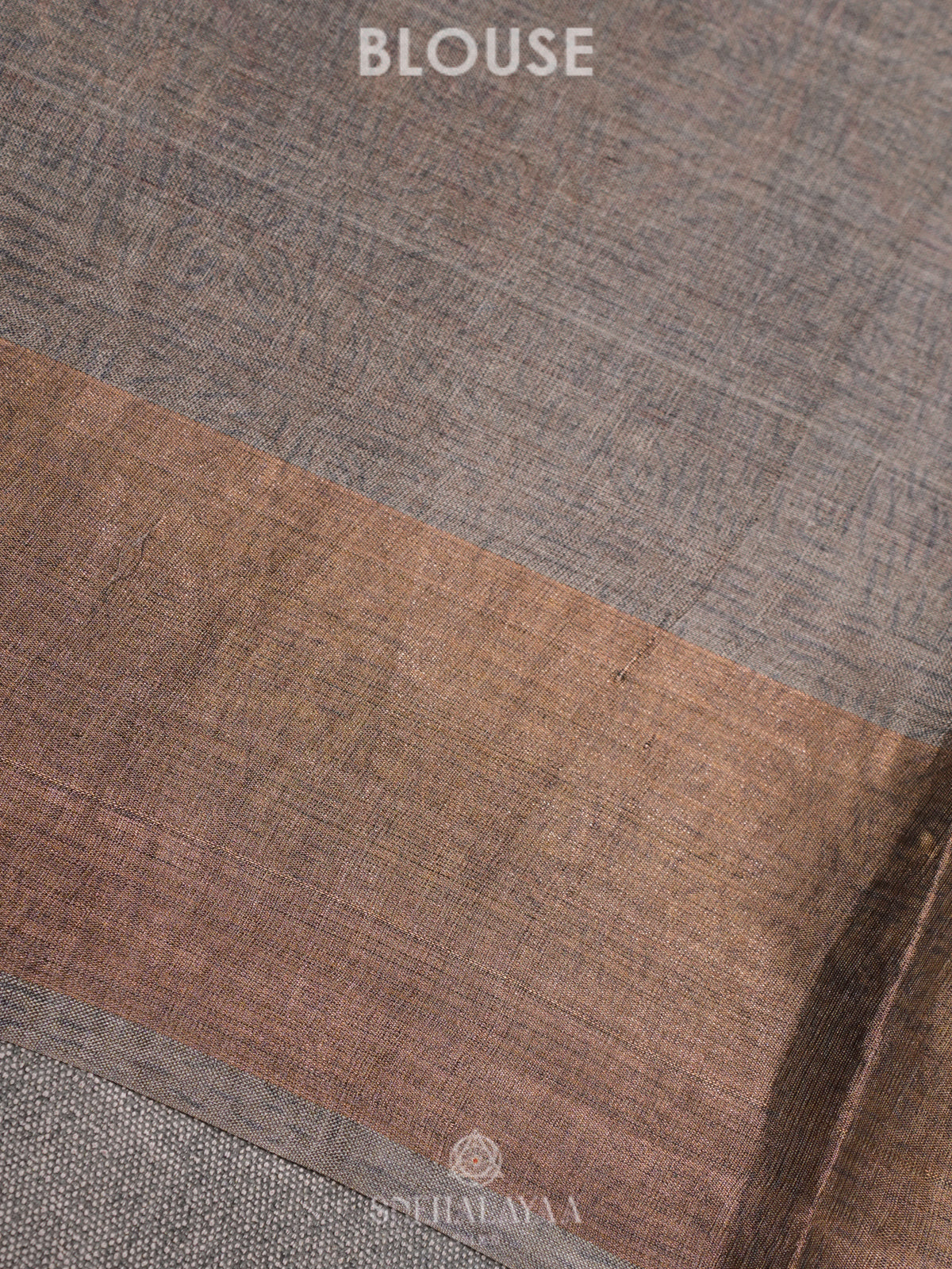 Beige Tussar Saree