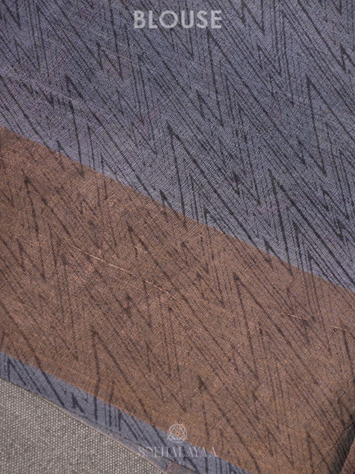 Brown Tussar Saree